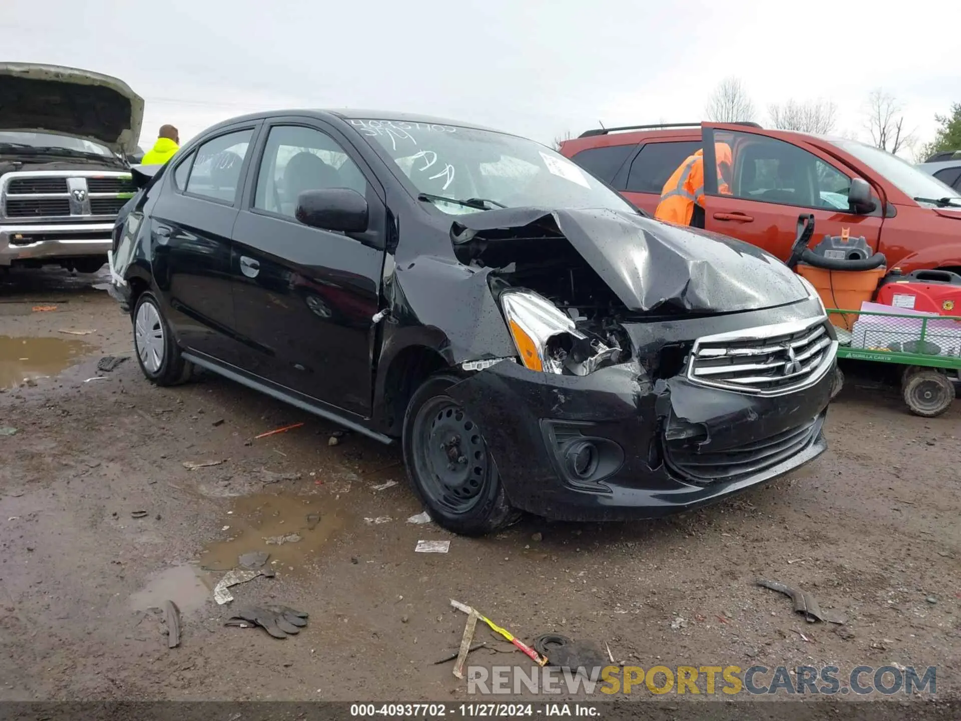 1 Photograph of a damaged car ML32F3FJ3KHF07963 MITSUBISHI MIRAGE G4 2019
