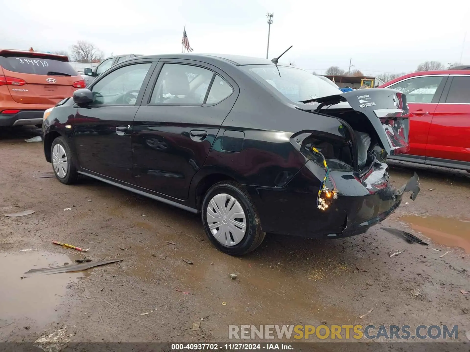 3 Photograph of a damaged car ML32F3FJ3KHF07963 MITSUBISHI MIRAGE G4 2019