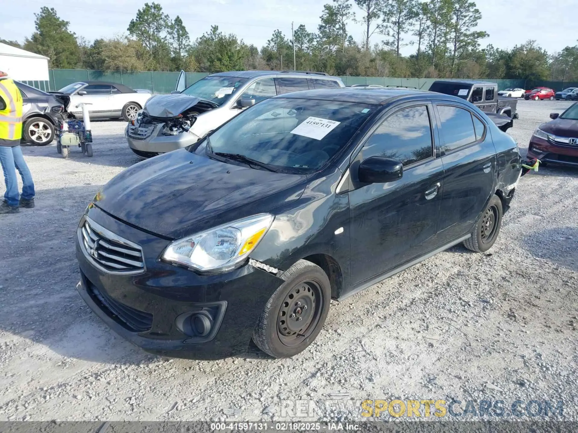 2 Photograph of a damaged car ML32F3FJ3KHF17201 MITSUBISHI MIRAGE G4 2019