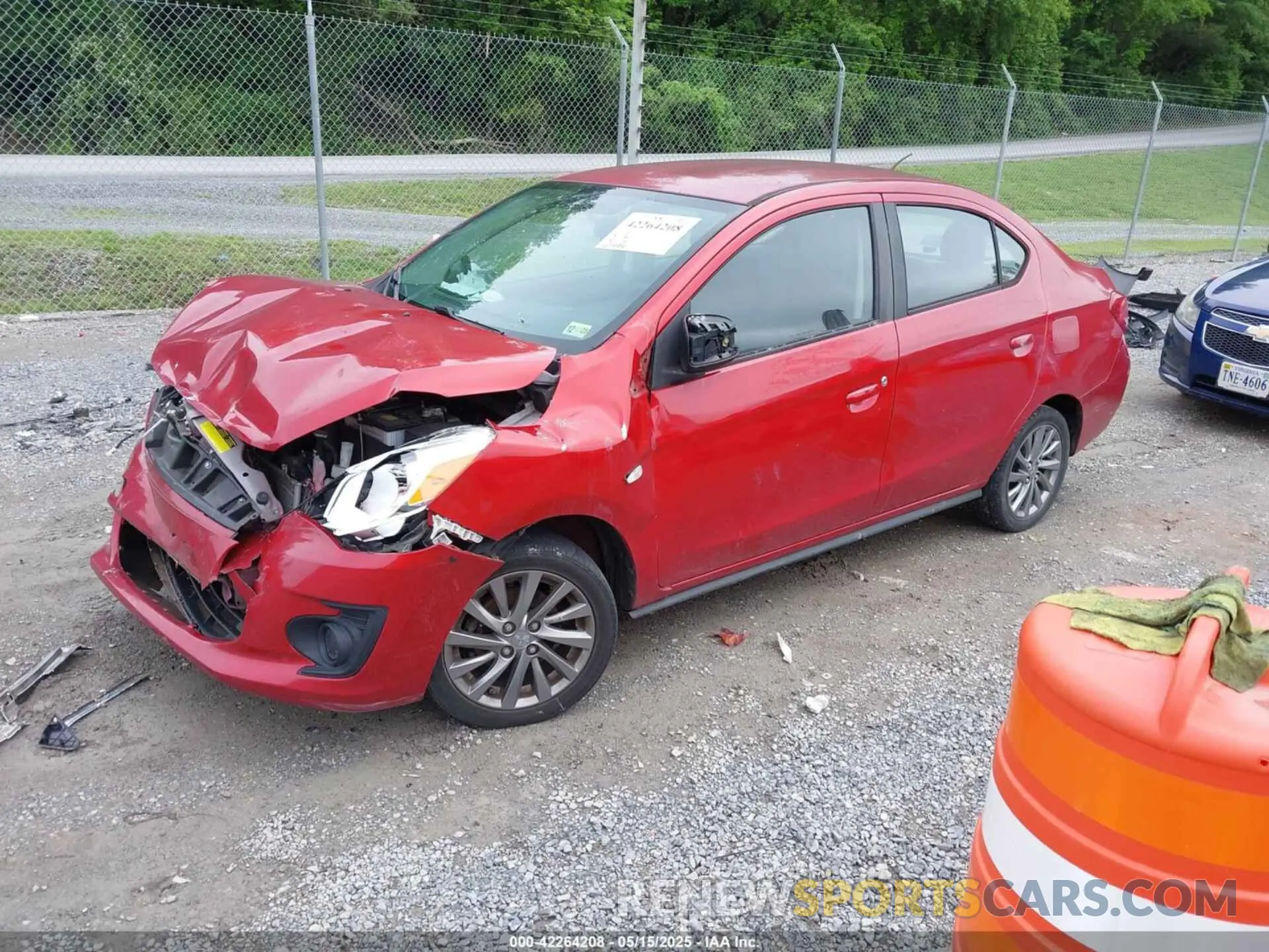 2 Photograph of a damaged car ML32F3FJ4KHF11780 MITSUBISHI MIRAGE G4 2019