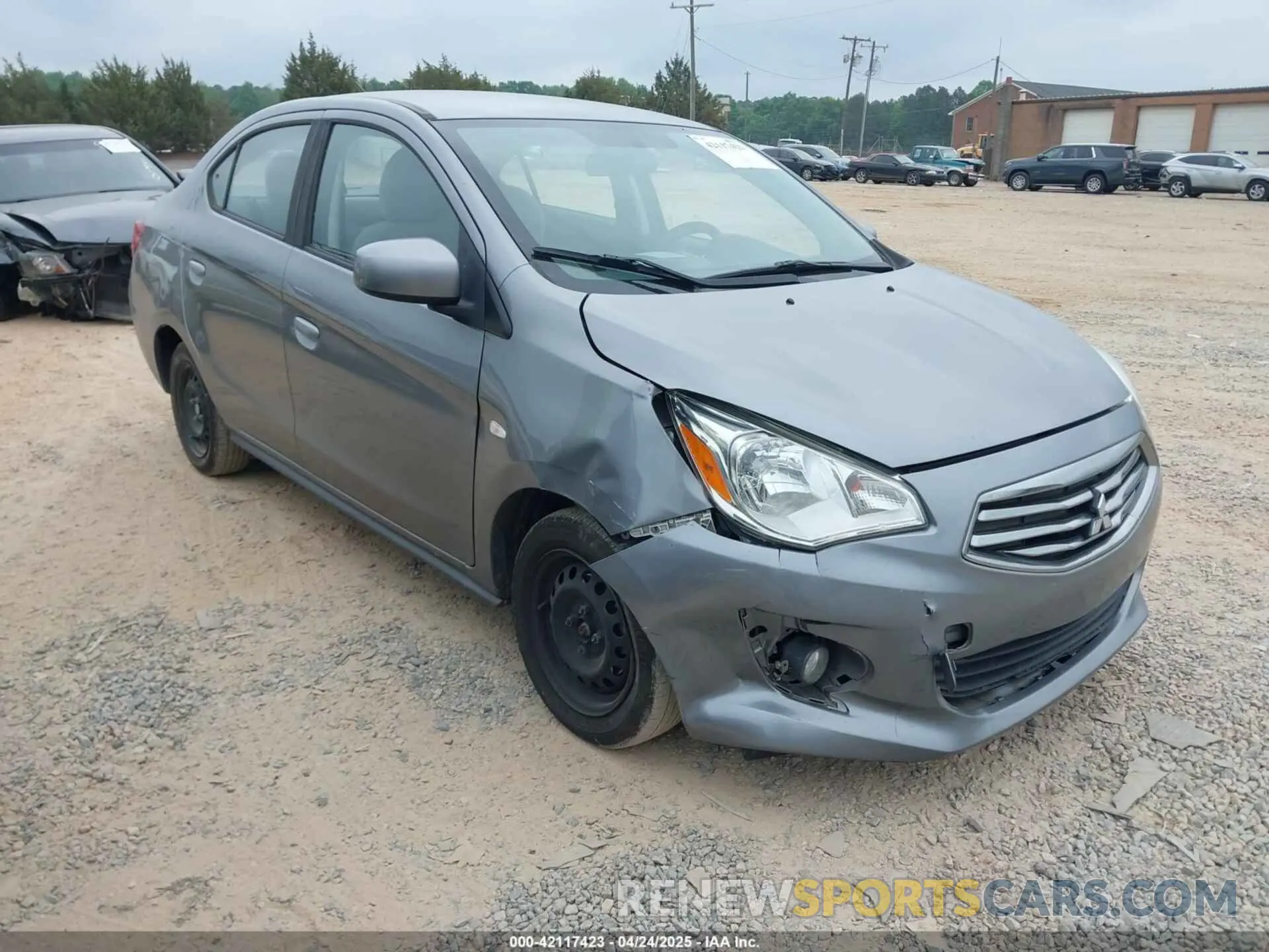 1 Photograph of a damaged car ML32F3FJ5KHF06720 MITSUBISHI MIRAGE G4 2019
