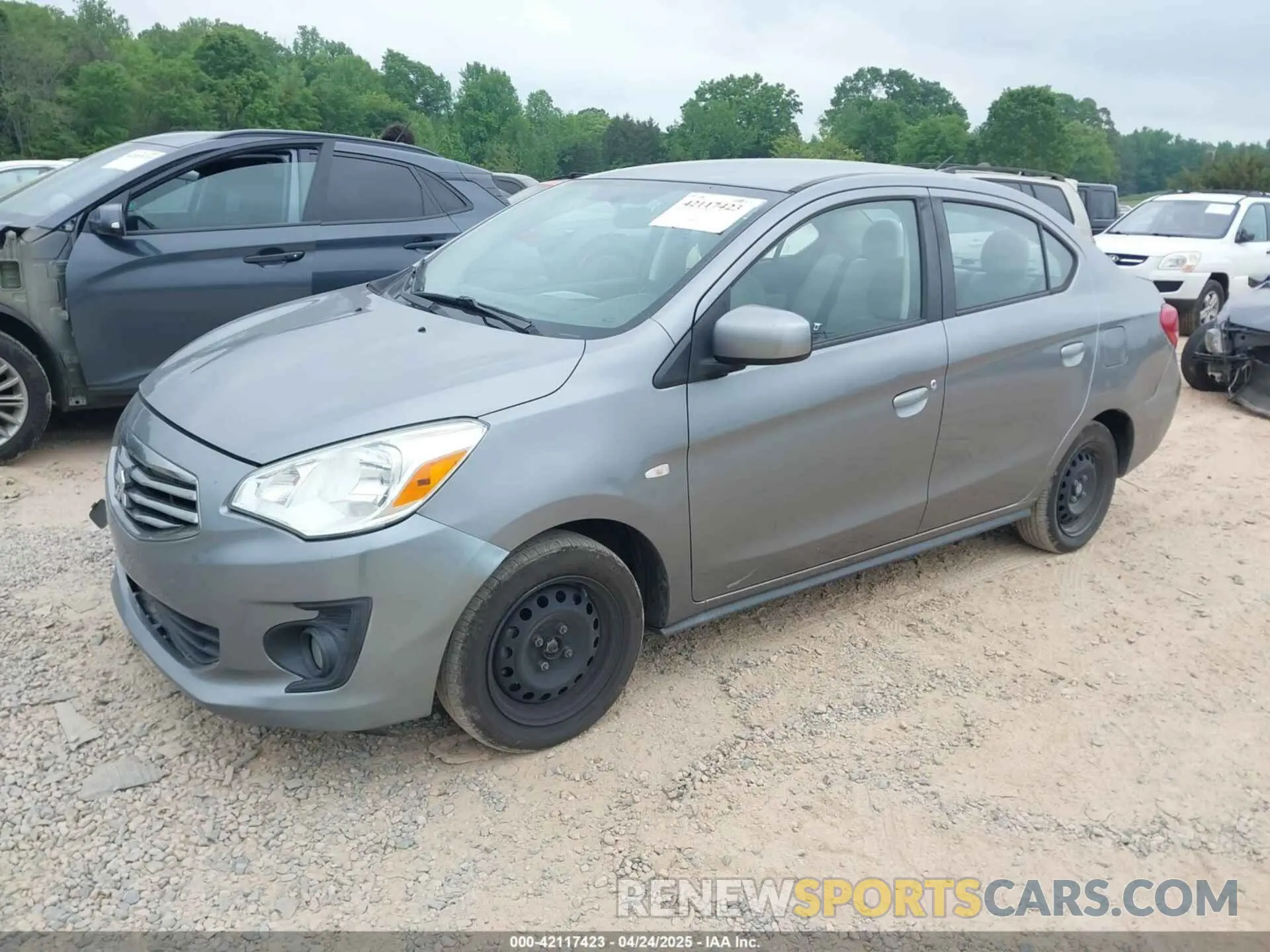 2 Photograph of a damaged car ML32F3FJ5KHF06720 MITSUBISHI MIRAGE G4 2019