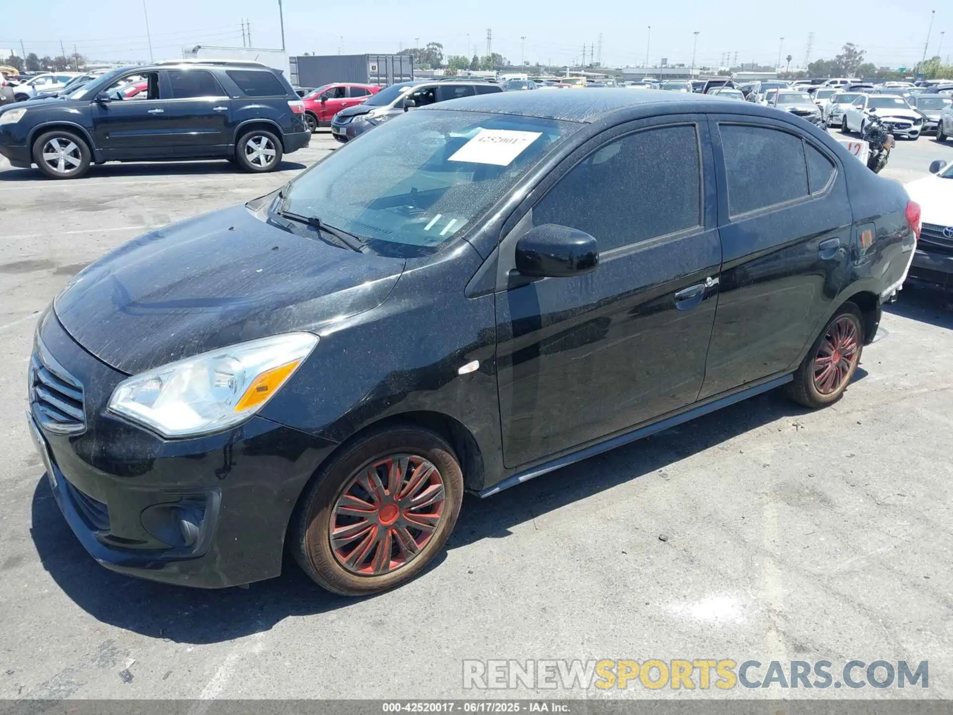 2 Photograph of a damaged car ML32F3FJ5KHF15482 MITSUBISHI MIRAGE G4 2019