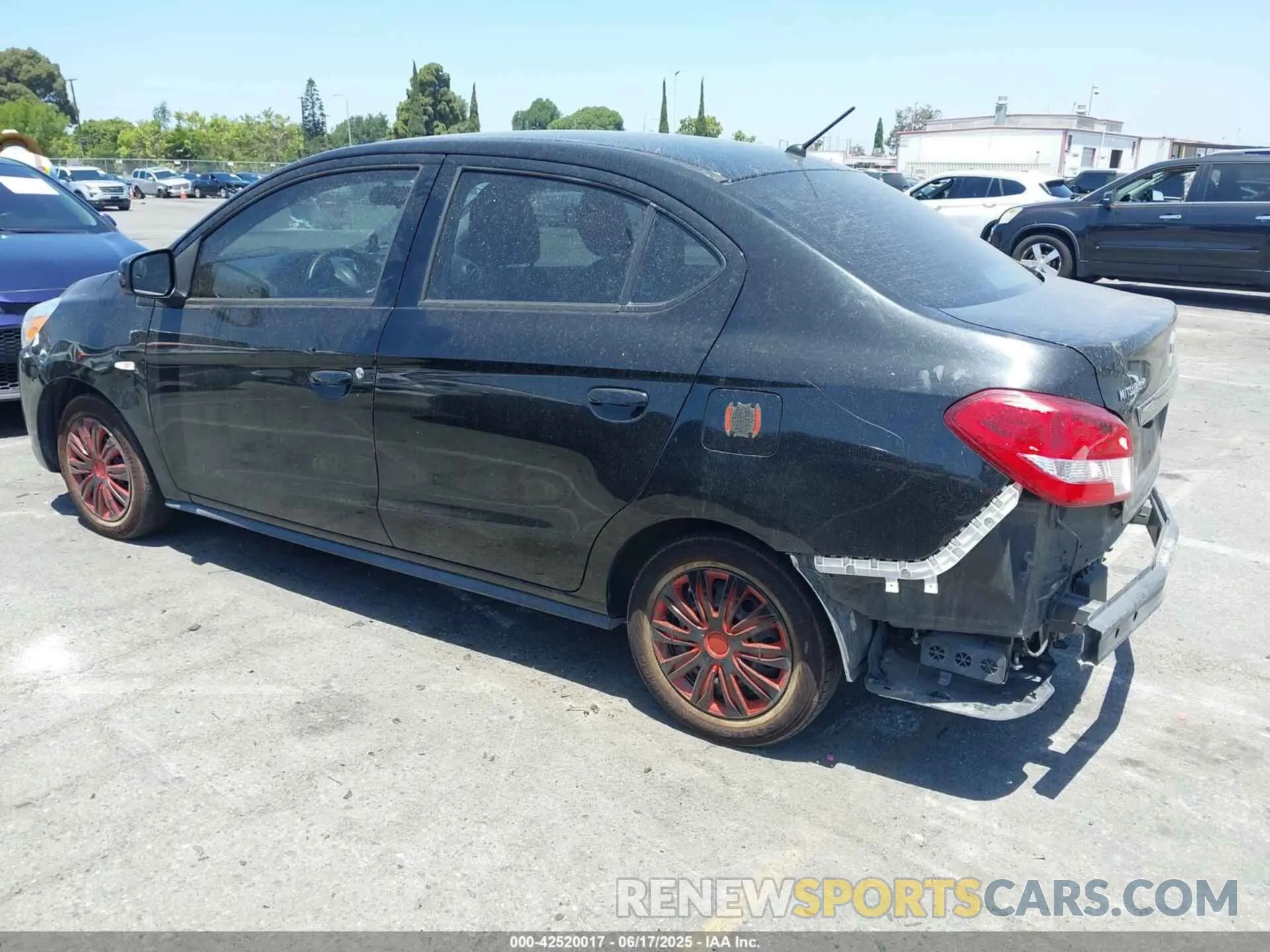 3 Photograph of a damaged car ML32F3FJ5KHF15482 MITSUBISHI MIRAGE G4 2019