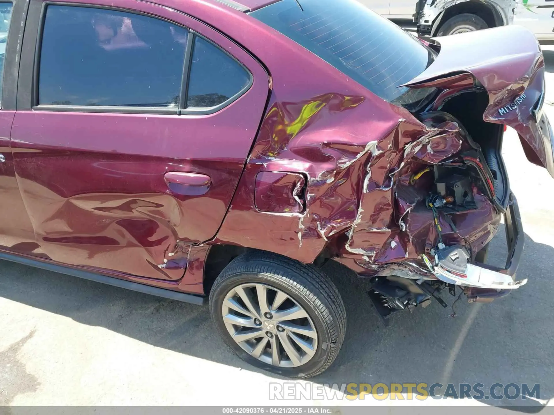 15 Photograph of a damaged car ML32F3FJ6KHF01302 MITSUBISHI MIRAGE G4 2019