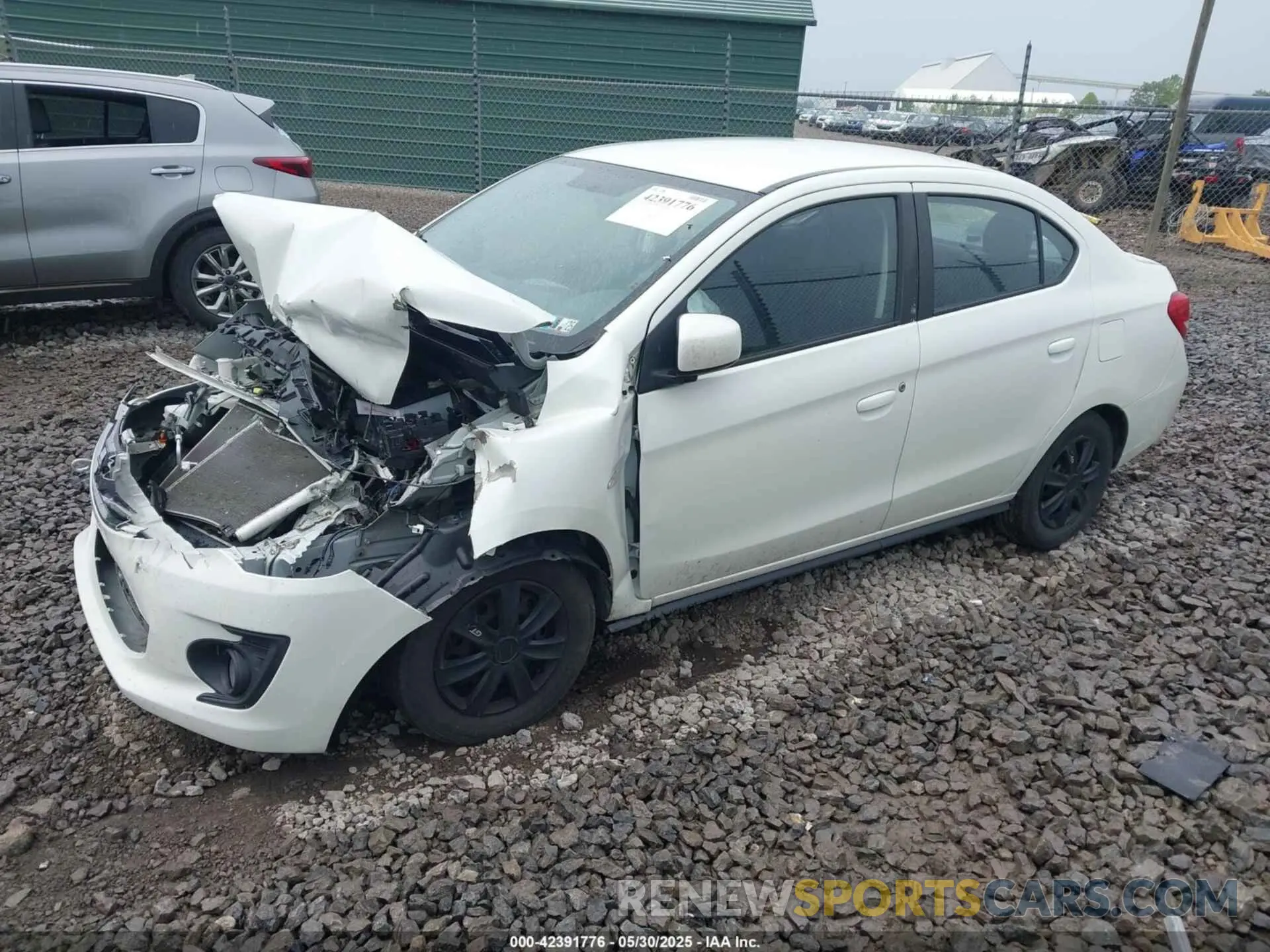 2 Photograph of a damaged car ML32F3FJ6KHF07861 MITSUBISHI MIRAGE G4 2019