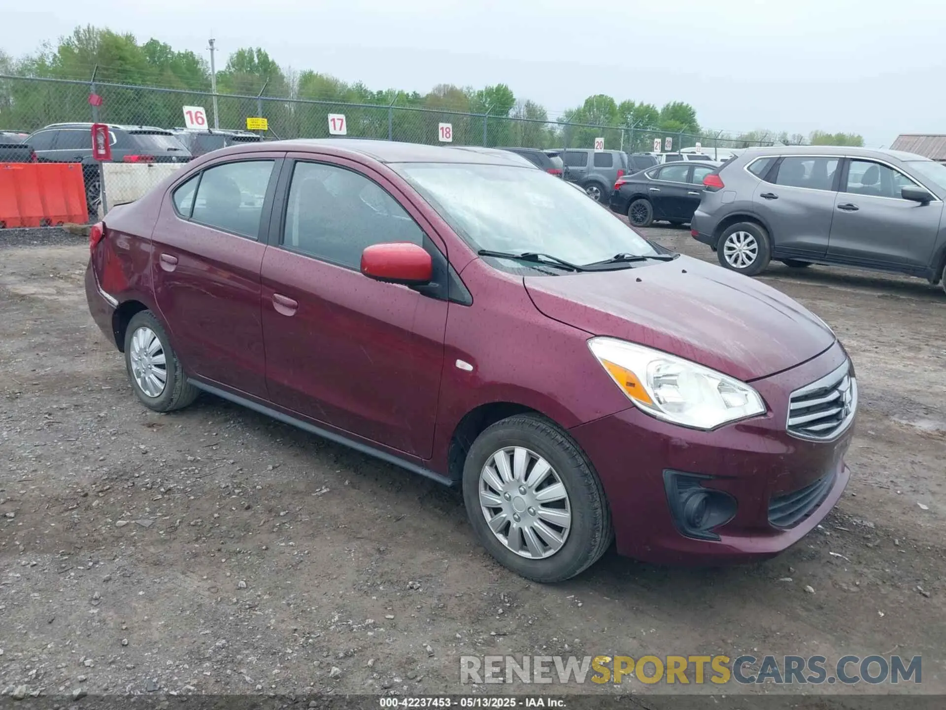 1 Photograph of a damaged car ML32F3FJ7KHF00241 MITSUBISHI MIRAGE G4 2019