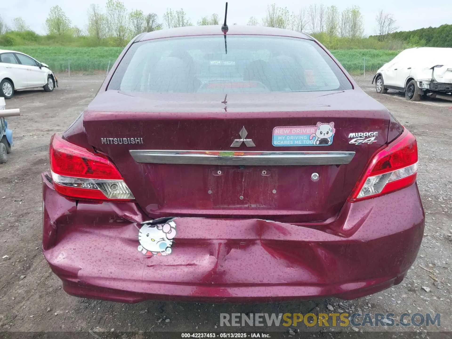 6 Photograph of a damaged car ML32F3FJ7KHF00241 MITSUBISHI MIRAGE G4 2019