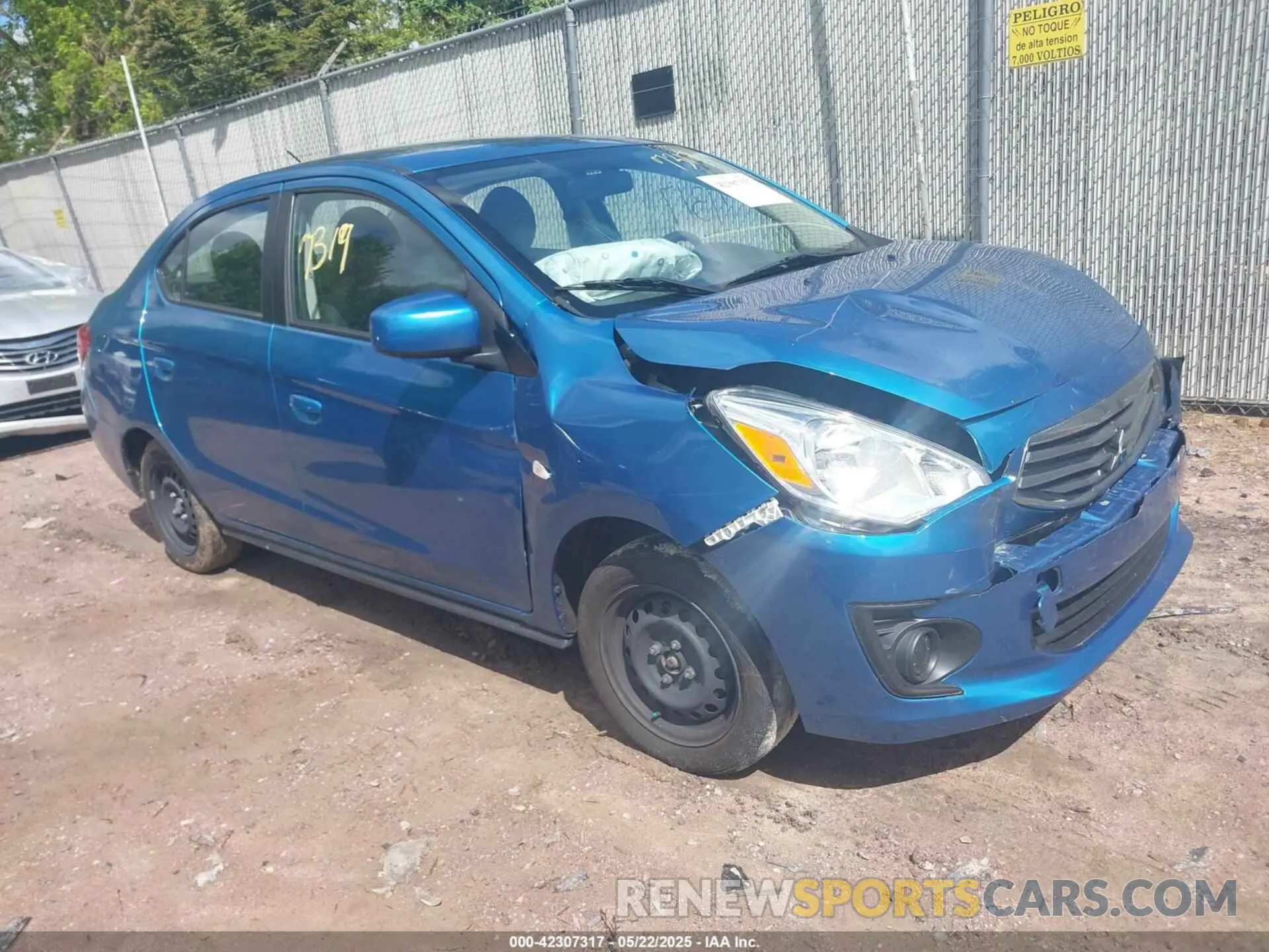 1 Photograph of a damaged car ML32F3FJ7KHF15323 MITSUBISHI MIRAGE G4 2019