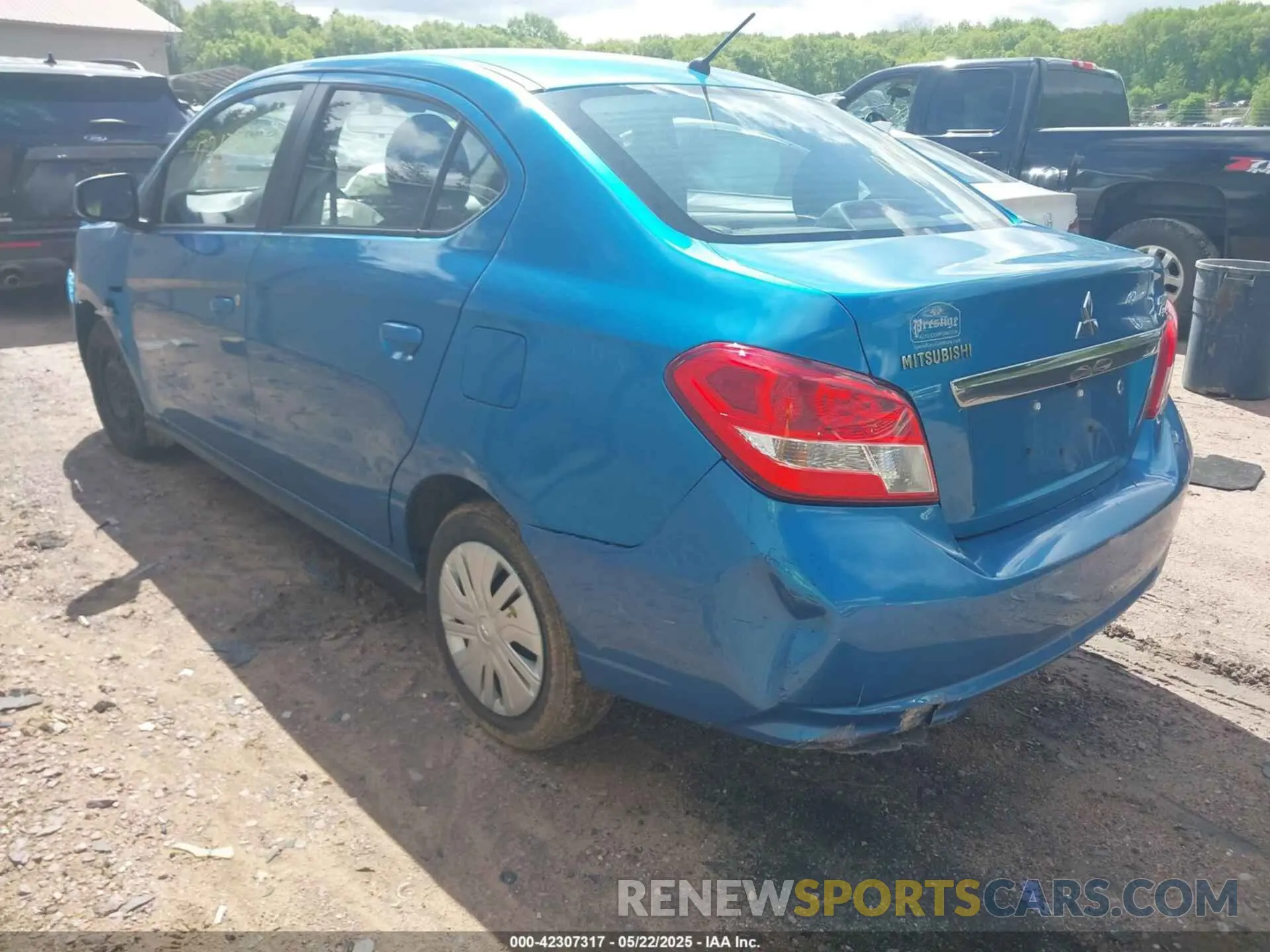 3 Photograph of a damaged car ML32F3FJ7KHF15323 MITSUBISHI MIRAGE G4 2019
