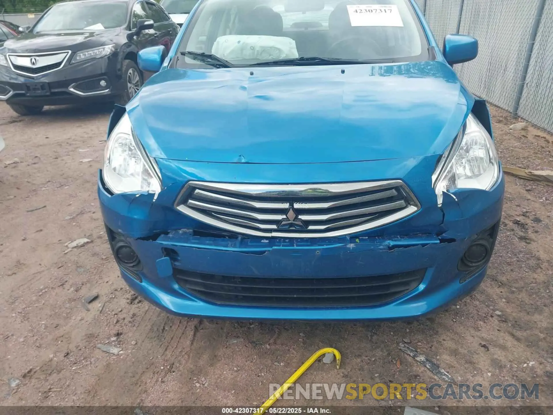 6 Photograph of a damaged car ML32F3FJ7KHF15323 MITSUBISHI MIRAGE G4 2019