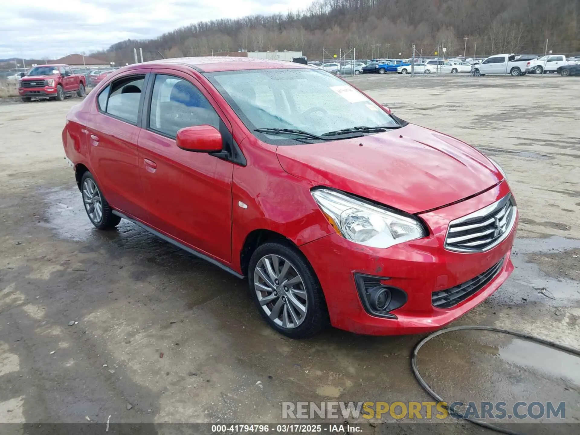 1 Photograph of a damaged car ML32F3FJ8KHF14469 MITSUBISHI MIRAGE G4 2019