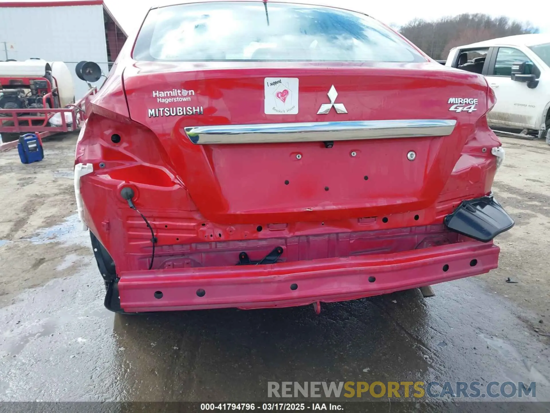 6 Photograph of a damaged car ML32F3FJ8KHF14469 MITSUBISHI MIRAGE G4 2019