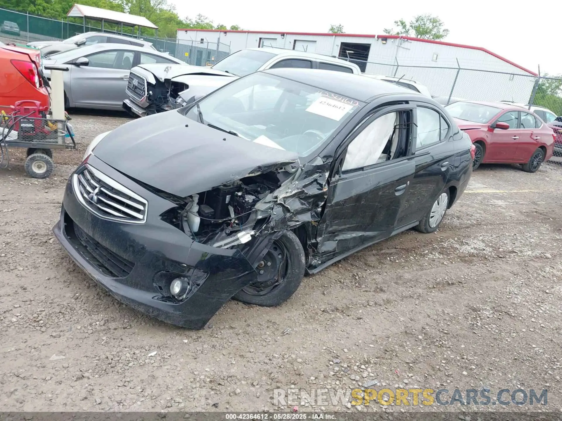 2 Photograph of a damaged car ML32F3FJ8KHF16951 MITSUBISHI MIRAGE G4 2019