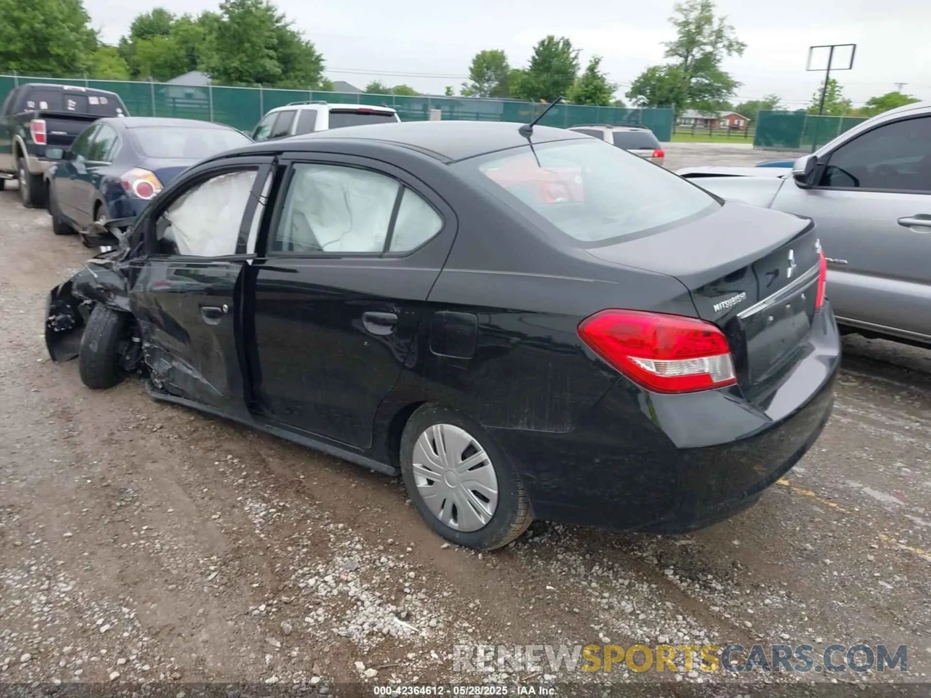 3 Photograph of a damaged car ML32F3FJ8KHF16951 MITSUBISHI MIRAGE G4 2019