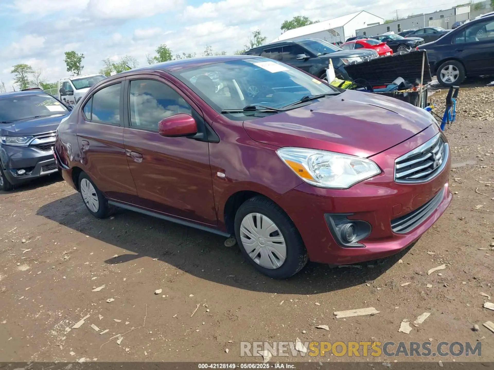 1 Photograph of a damaged car ML32F3FJ9KHF03657 MITSUBISHI MIRAGE G4 2019