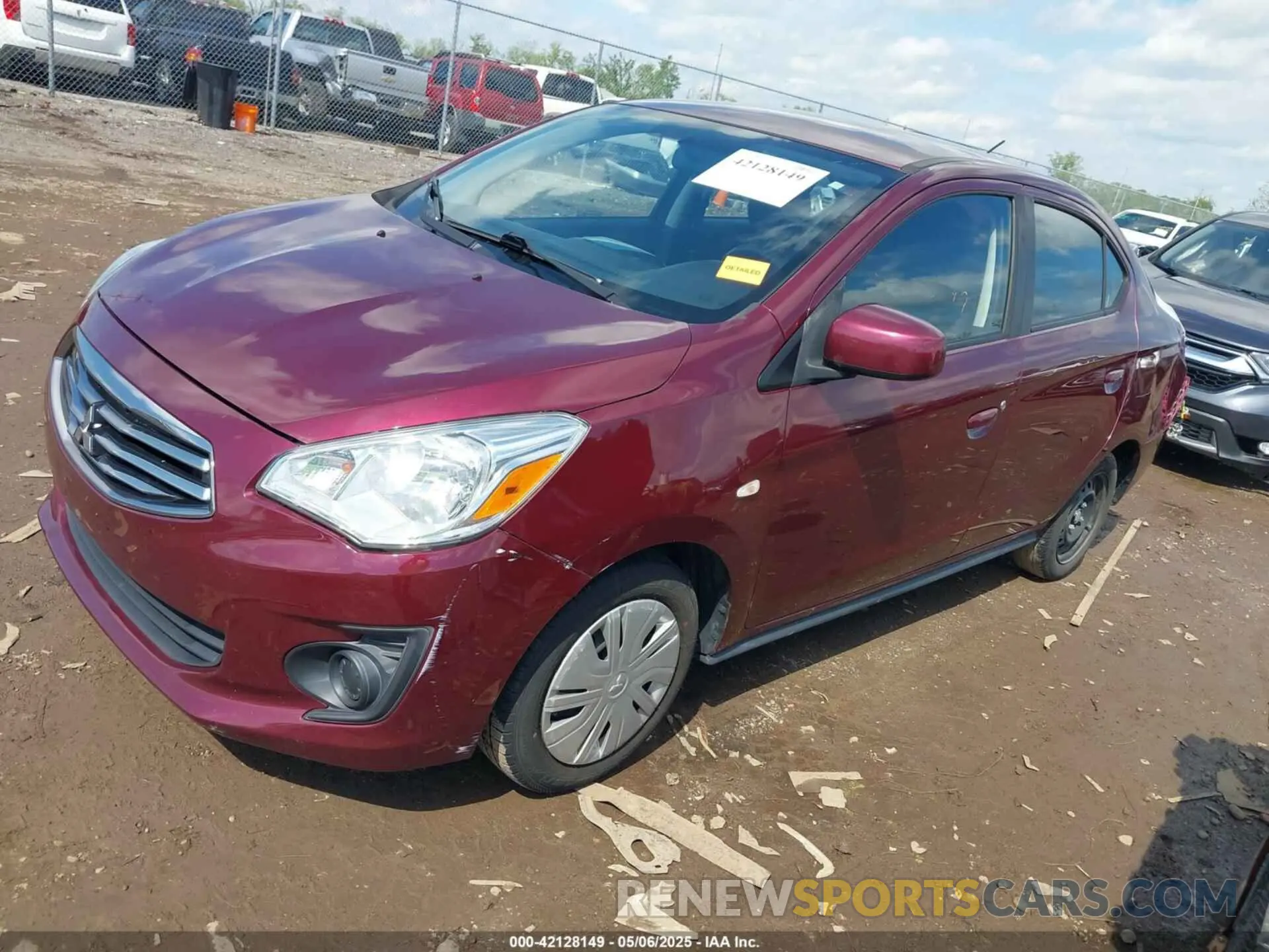 2 Photograph of a damaged car ML32F3FJ9KHF03657 MITSUBISHI MIRAGE G4 2019