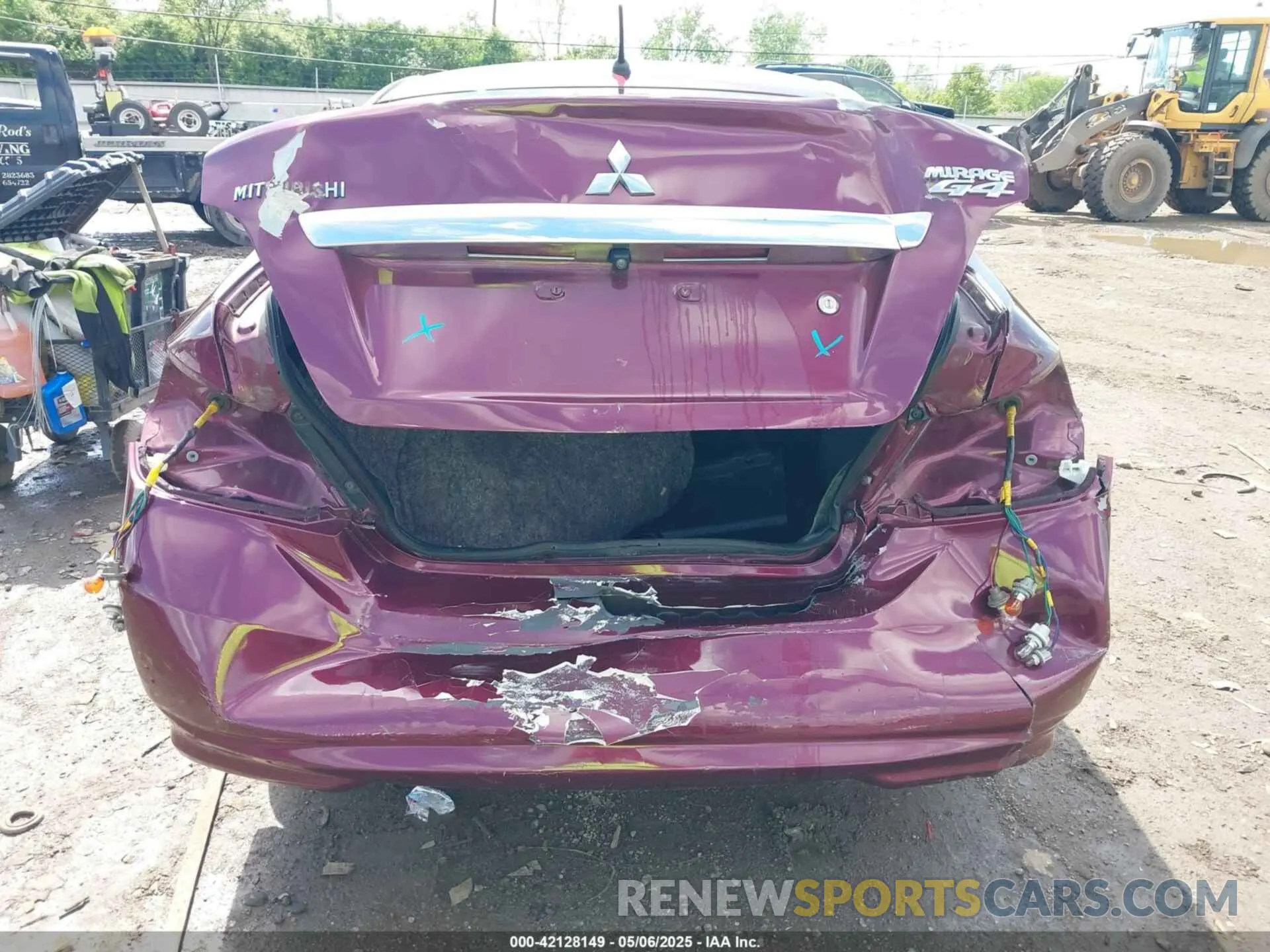 6 Photograph of a damaged car ML32F3FJ9KHF03657 MITSUBISHI MIRAGE G4 2019