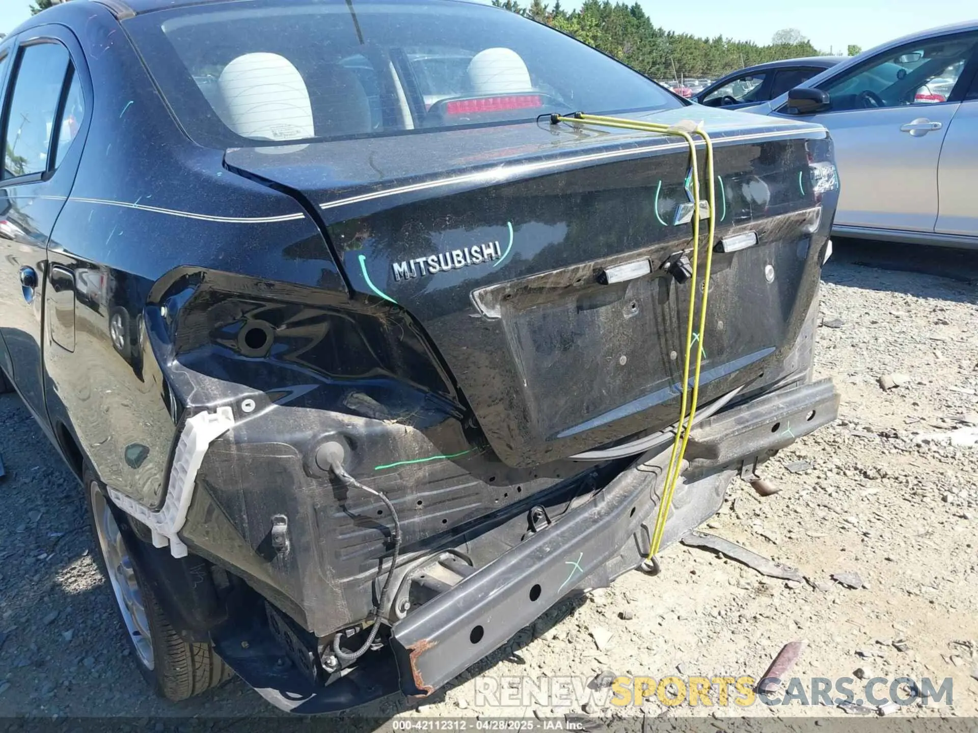6 Photograph of a damaged car ML32F3FJ9KHF18398 MITSUBISHI MIRAGE G4 2019