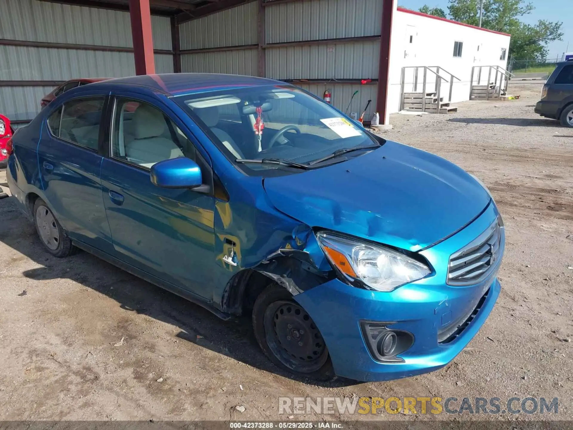 1 Photograph of a damaged car ML32F3FJXKHF12674 MITSUBISHI MIRAGE G4 2019