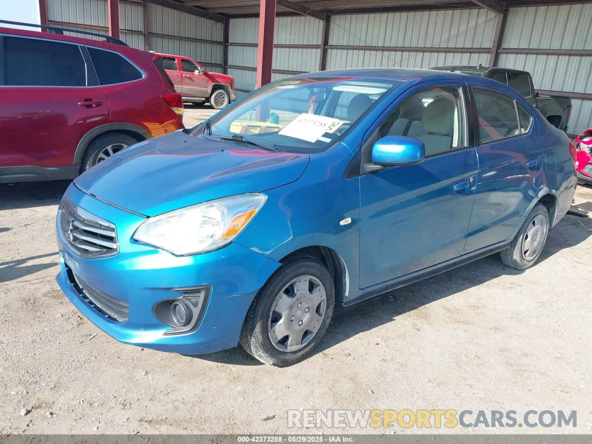 2 Photograph of a damaged car ML32F3FJXKHF12674 MITSUBISHI MIRAGE G4 2019