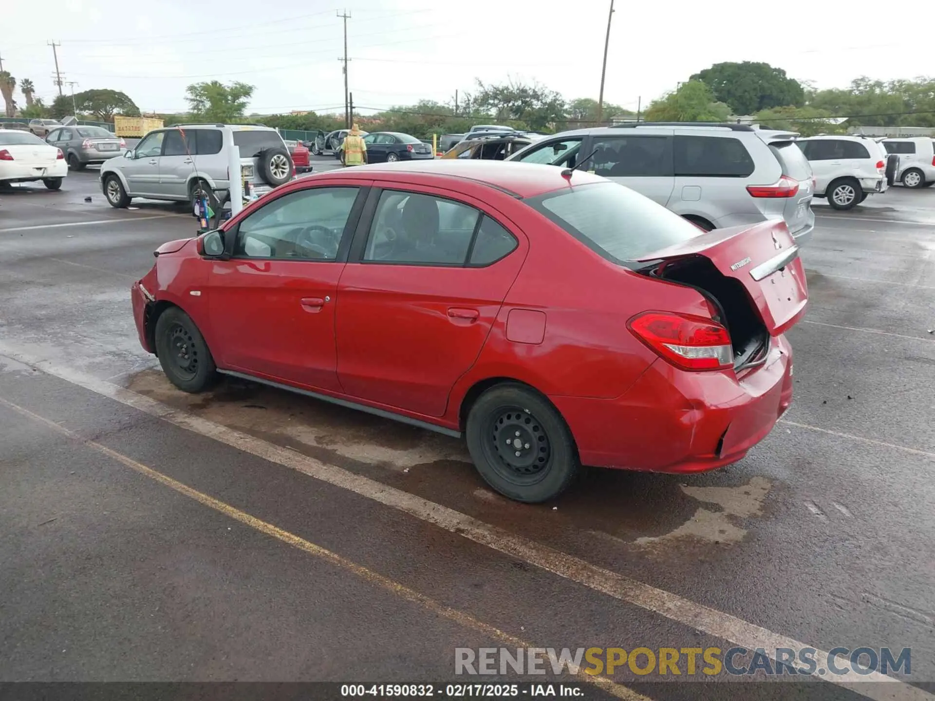 3 Photograph of a damaged car ML32F3FJXKHF15235 MITSUBISHI MIRAGE G4 2019