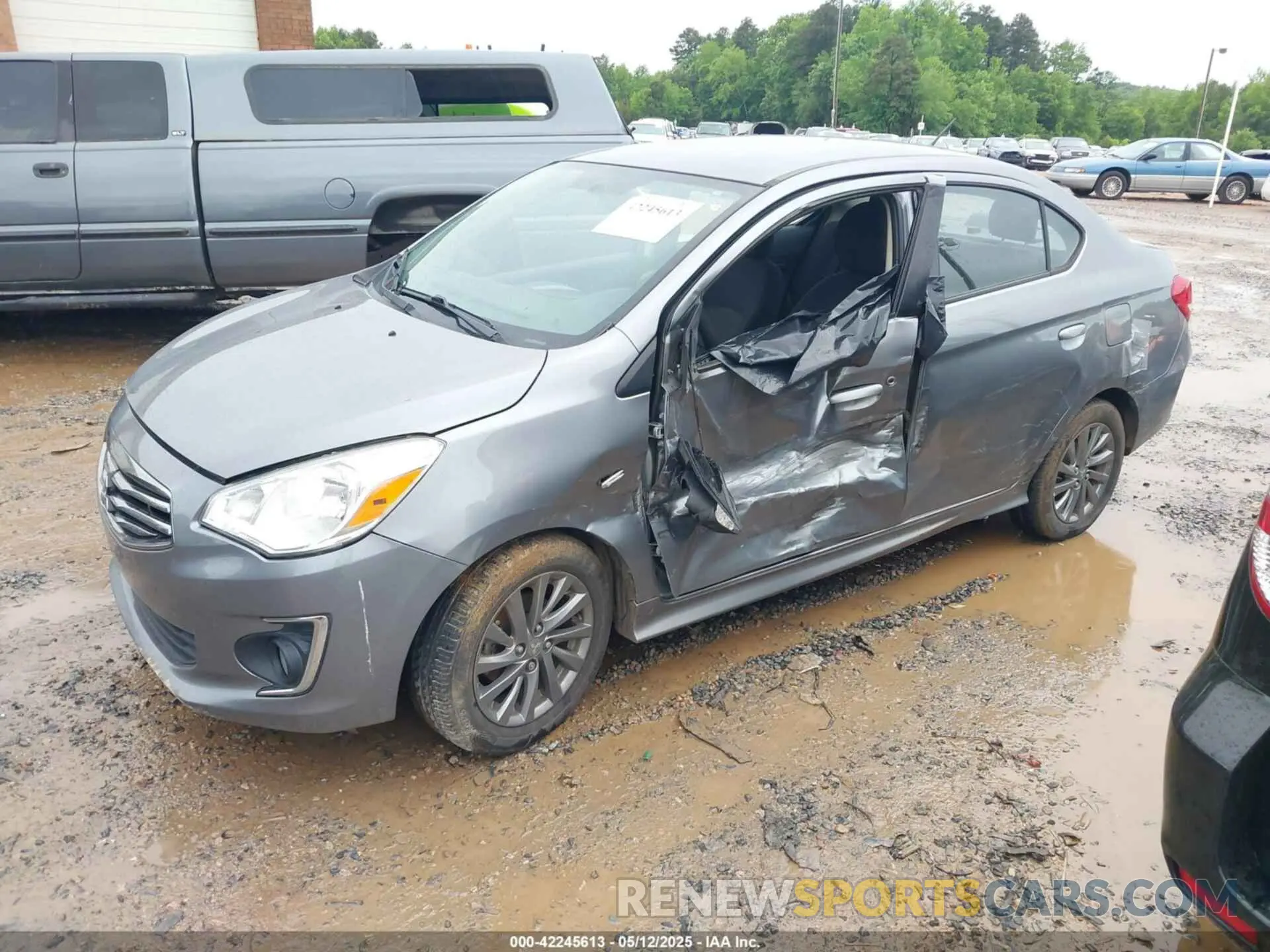 2 Photograph of a damaged car ML32F4FJ0KHF10566 MITSUBISHI MIRAGE G4 2019