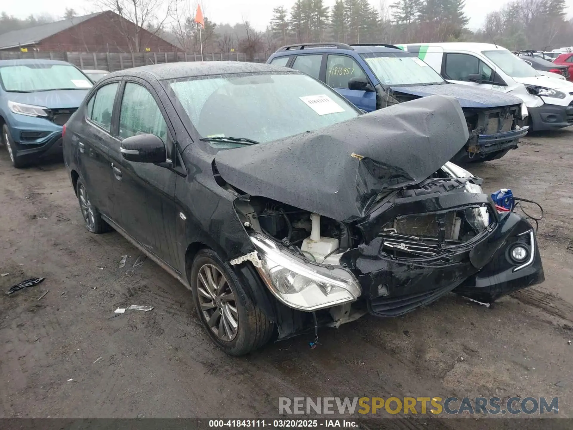 1 Photograph of a damaged car ML32F4FJ3KHF04552 MITSUBISHI MIRAGE G4 2019