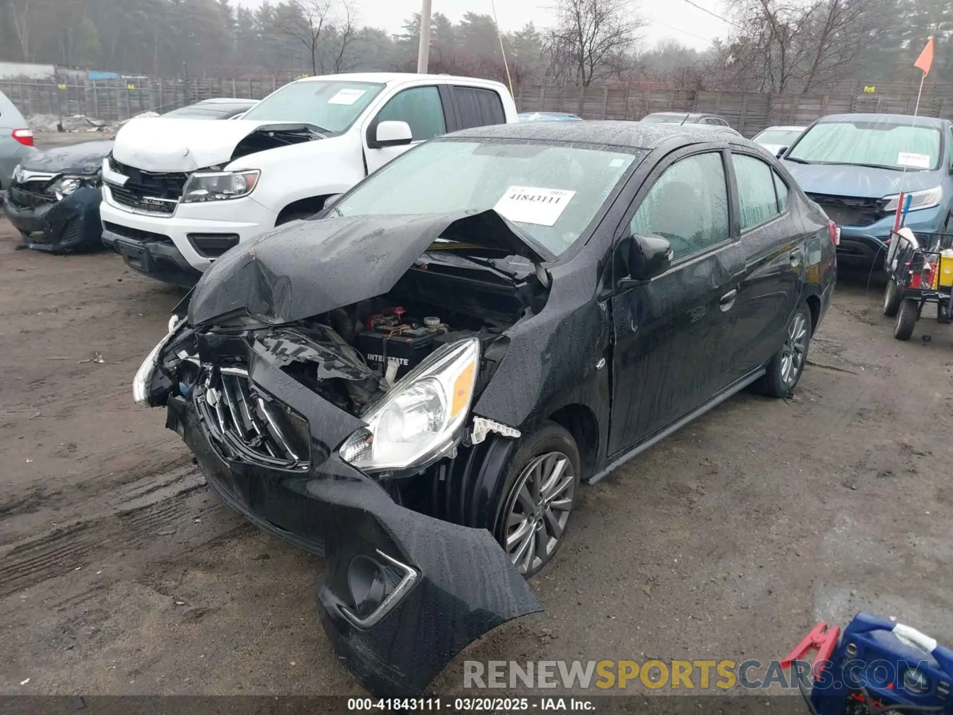 2 Photograph of a damaged car ML32F4FJ3KHF04552 MITSUBISHI MIRAGE G4 2019