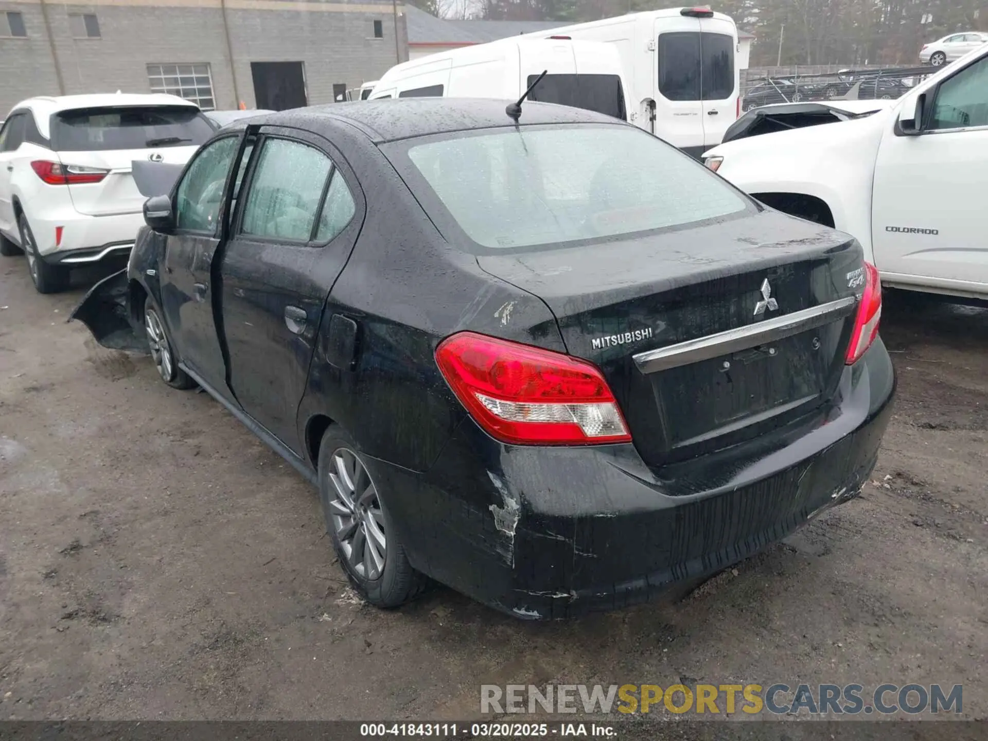 3 Photograph of a damaged car ML32F4FJ3KHF04552 MITSUBISHI MIRAGE G4 2019