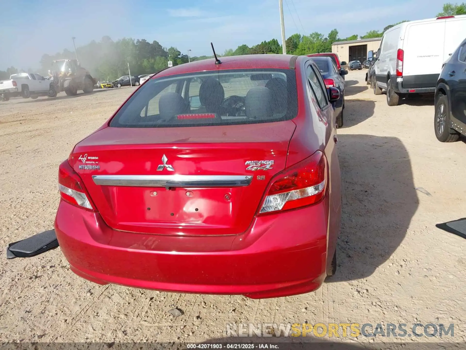 16 Photograph of a damaged car ML32F4FJ6KHF04626 MITSUBISHI MIRAGE G4 2019