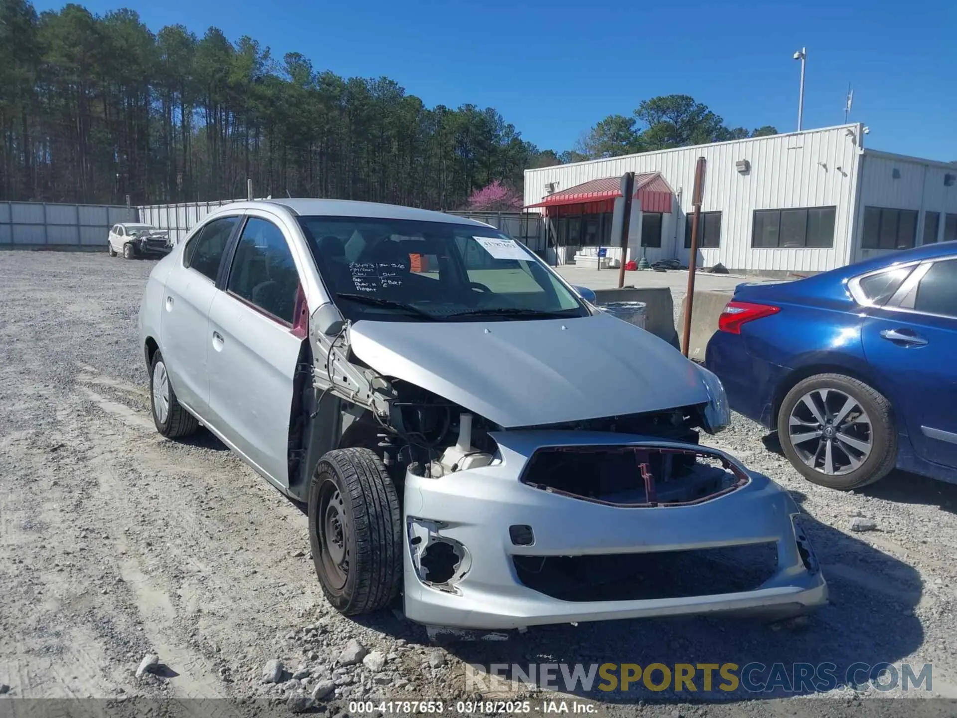 1 Photograph of a damaged car ML32F3FJ1LHF03816 MITSUBISHI MIRAGE G4 2020