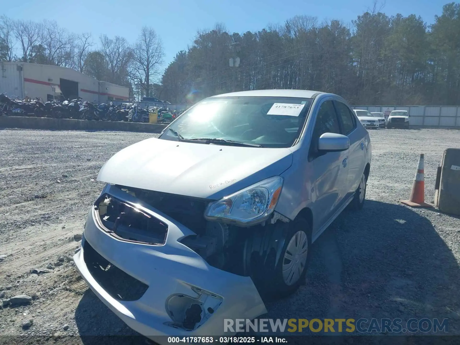 2 Photograph of a damaged car ML32F3FJ1LHF03816 MITSUBISHI MIRAGE G4 2020