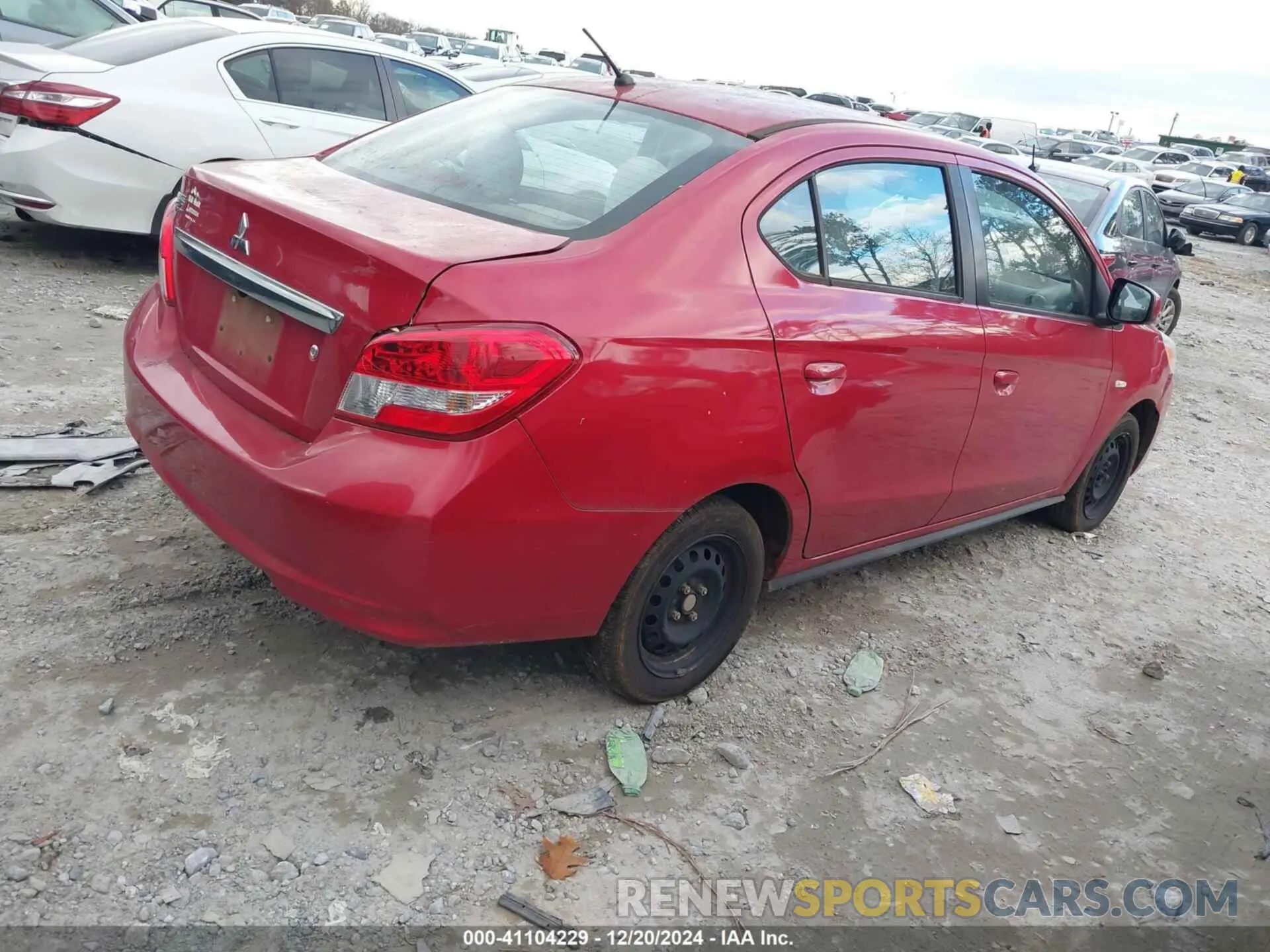 4 Photograph of a damaged car ML32F3FJ1LHF06604 MITSUBISHI MIRAGE G4 2020