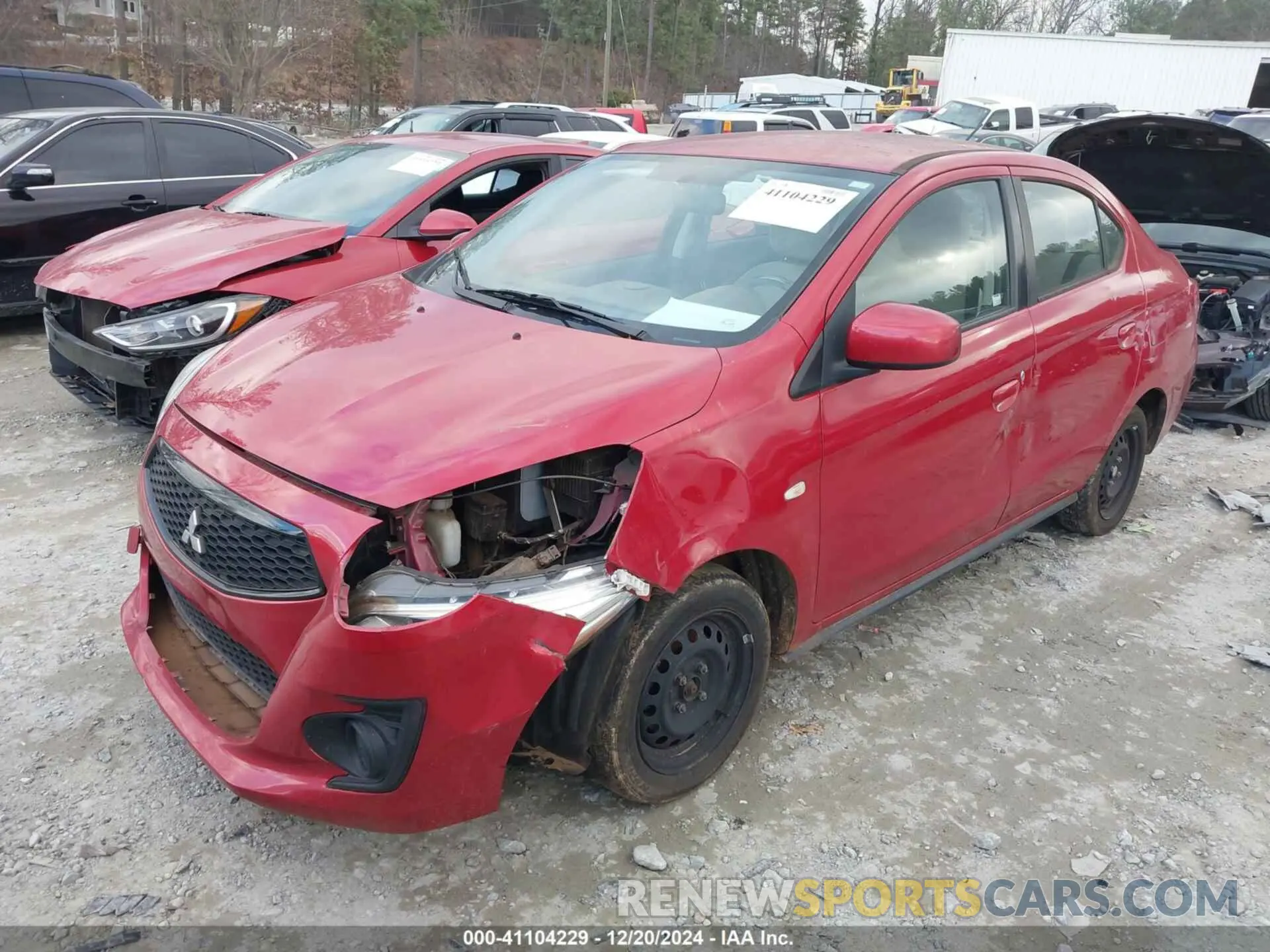6 Photograph of a damaged car ML32F3FJ1LHF06604 MITSUBISHI MIRAGE G4 2020