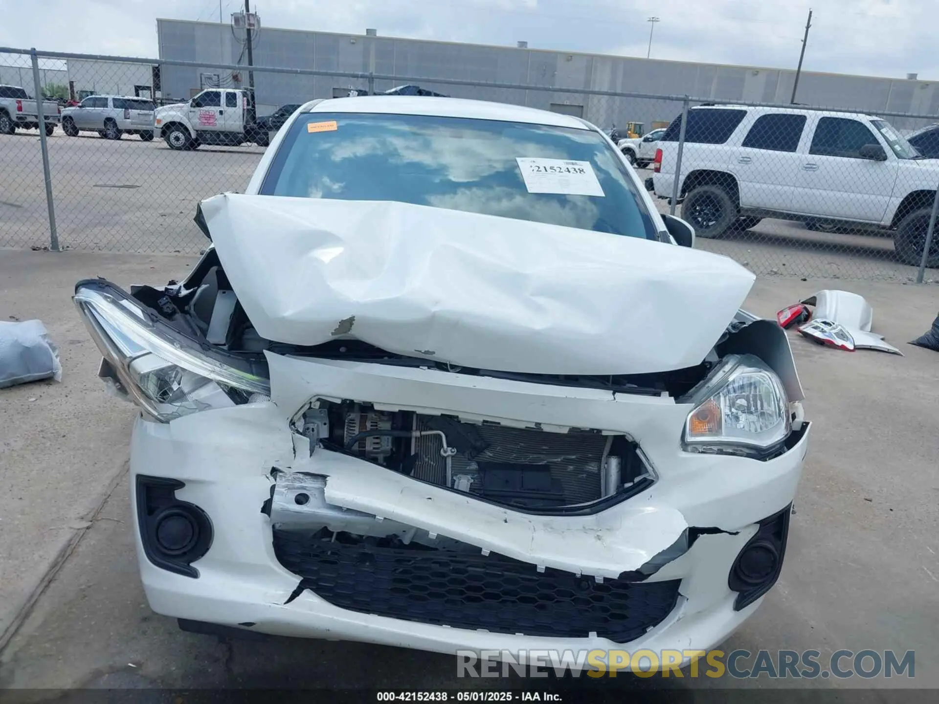 6 Photograph of a damaged car ML32F3FJ2LHF04490 MITSUBISHI MIRAGE G4 2020