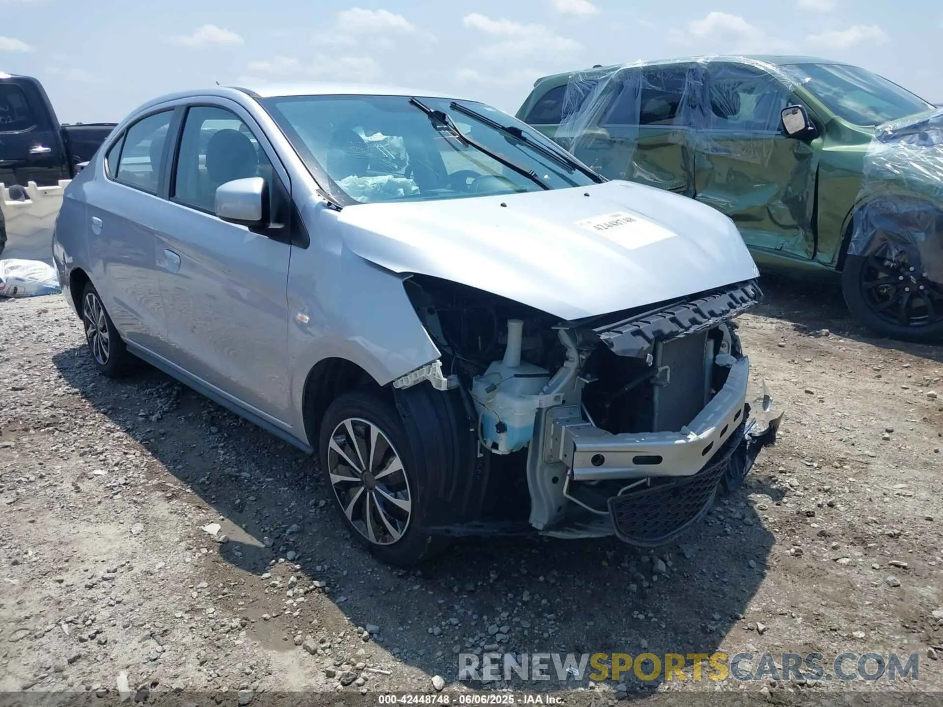 1 Photograph of a damaged car ML32F3FJ2LHF12265 MITSUBISHI MIRAGE G4 2020