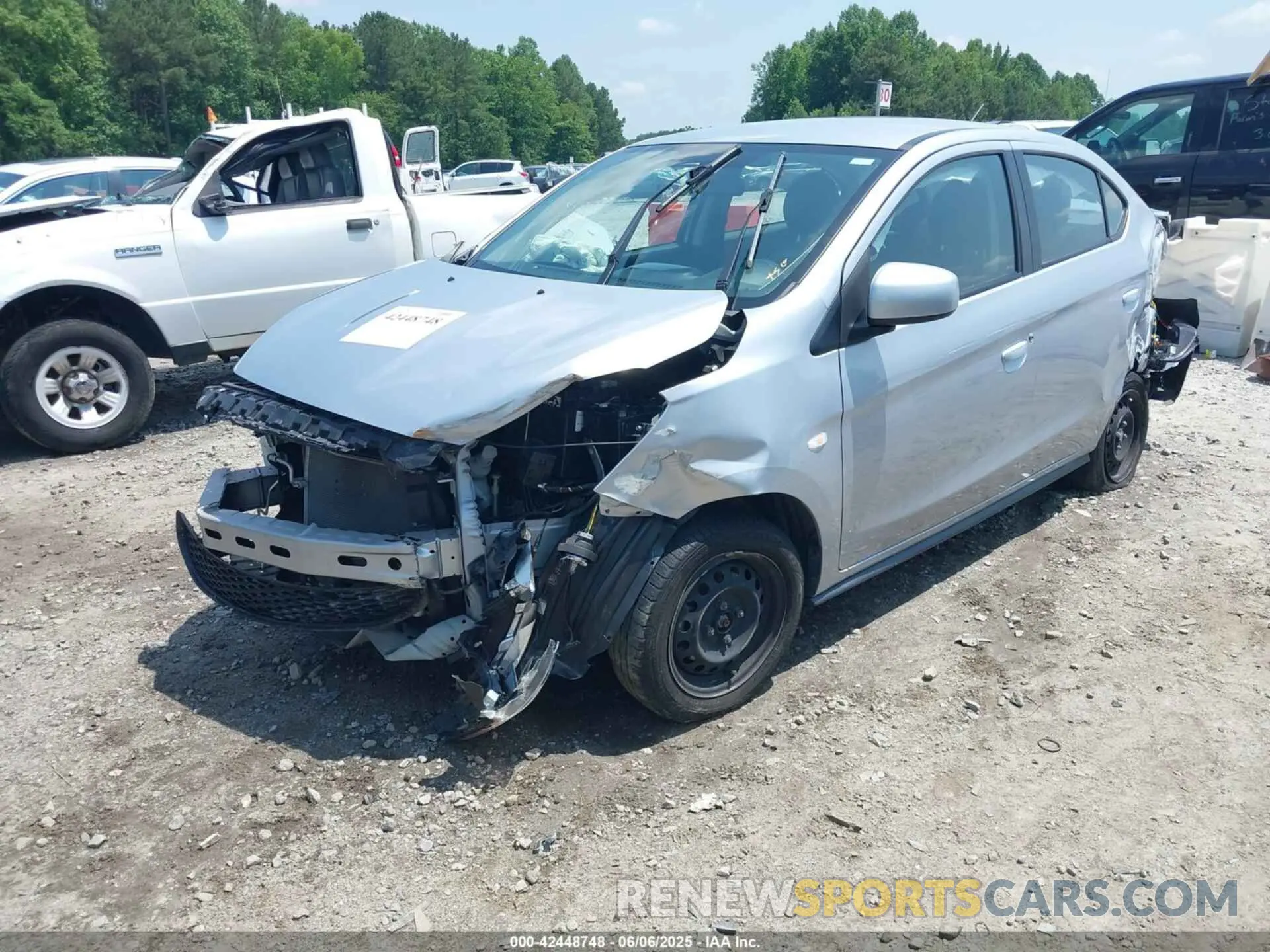 2 Photograph of a damaged car ML32F3FJ2LHF12265 MITSUBISHI MIRAGE G4 2020