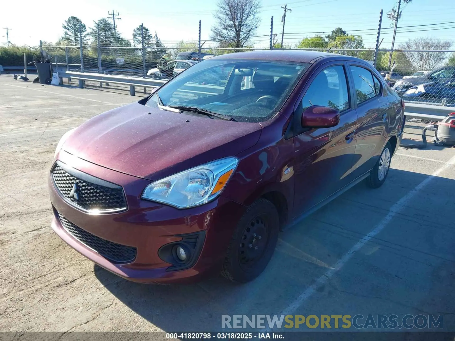 2 Photograph of a damaged car ML32F3FJ3LHF00531 MITSUBISHI MIRAGE G4 2020