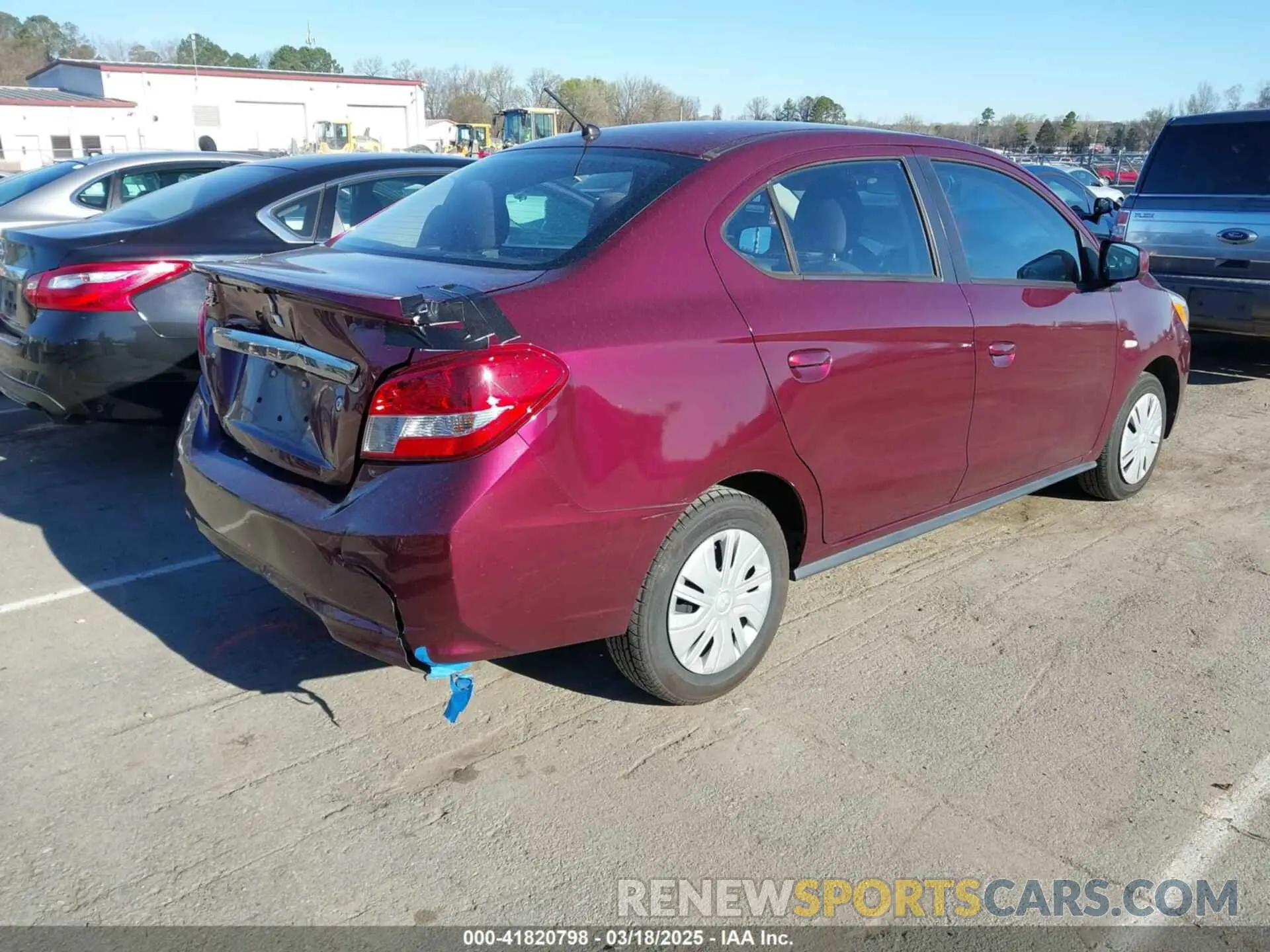 4 Photograph of a damaged car ML32F3FJ3LHF00531 MITSUBISHI MIRAGE G4 2020