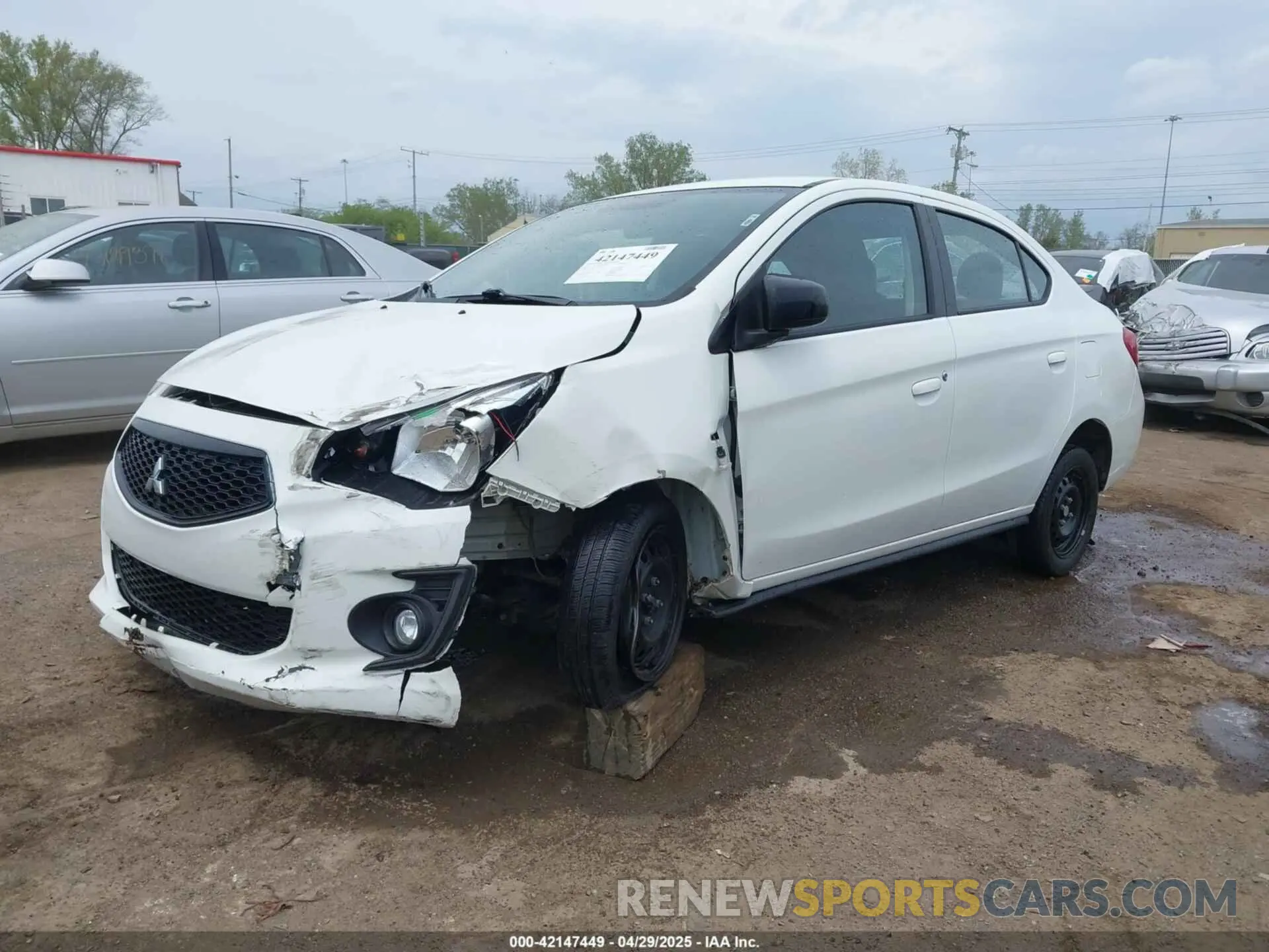 2 Photograph of a damaged car ML32F3FJ3LHF07981 MITSUBISHI MIRAGE G4 2020