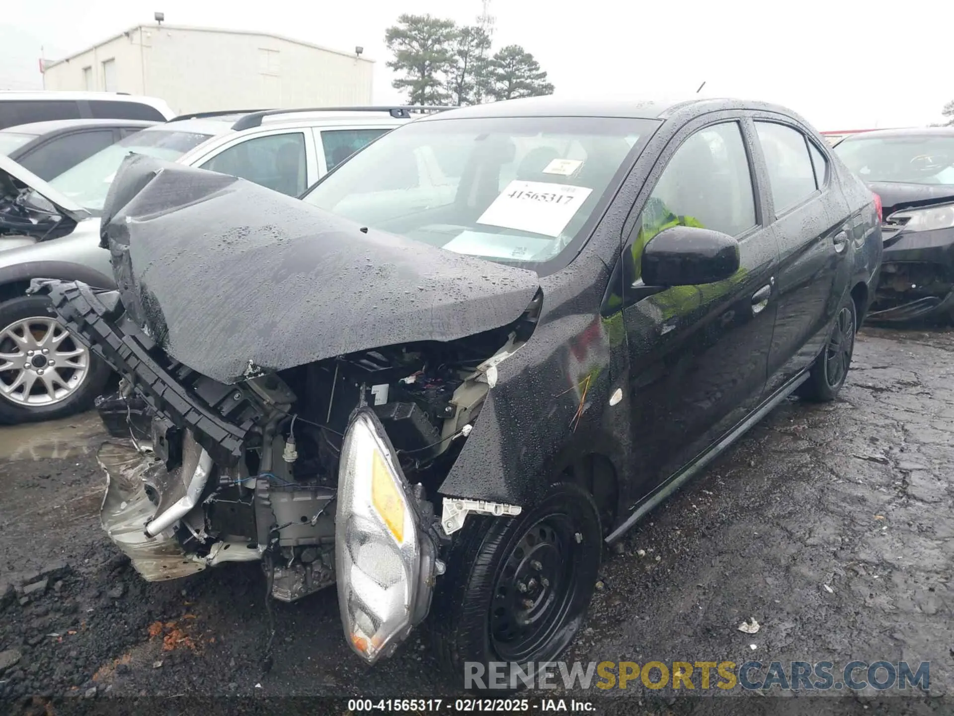 2 Photograph of a damaged car ML32F3FJ3LHF11092 MITSUBISHI MIRAGE G4 2020