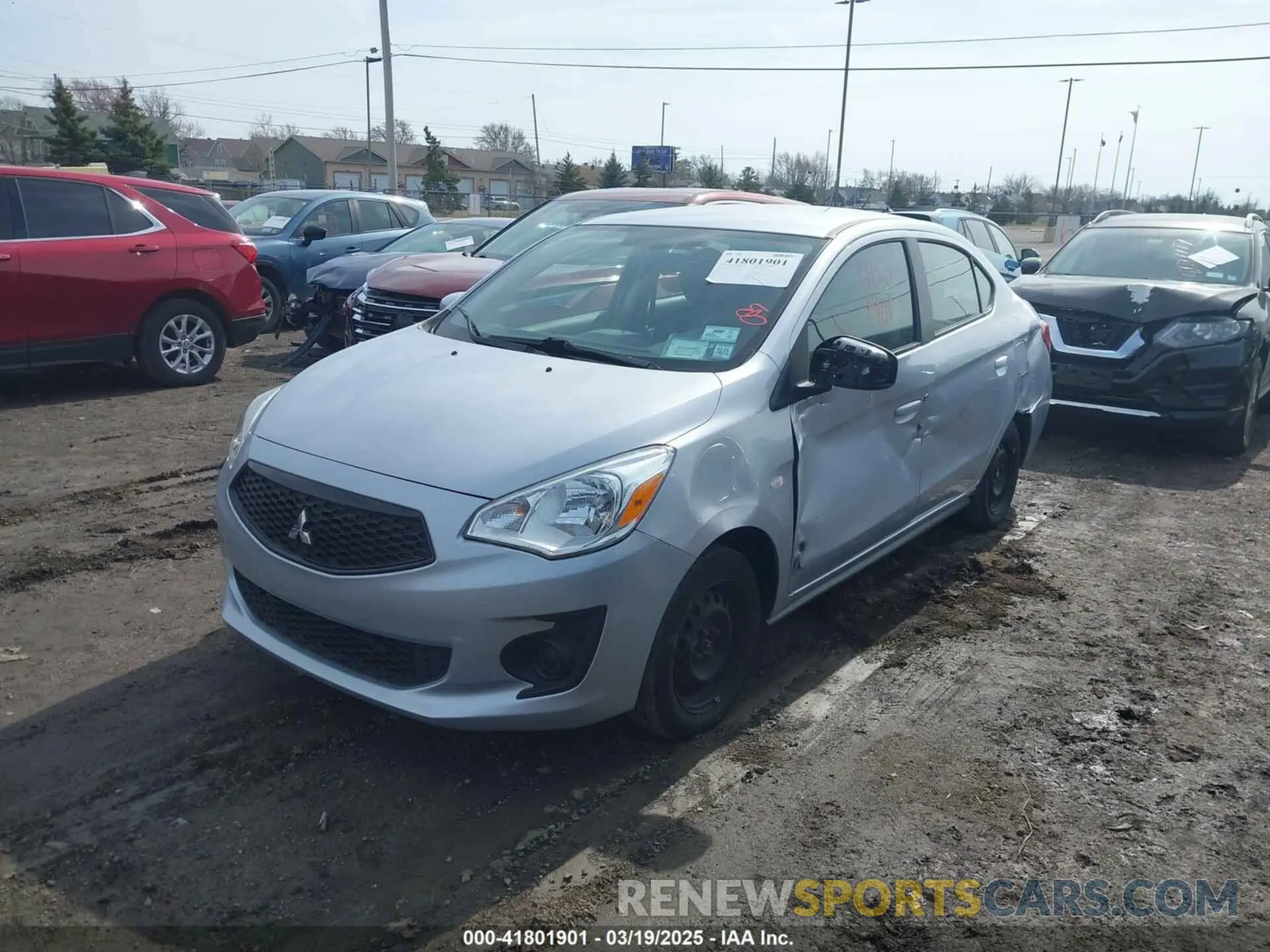 2 Photograph of a damaged car ML32F3FJ4LHF07990 MITSUBISHI MIRAGE G4 2020