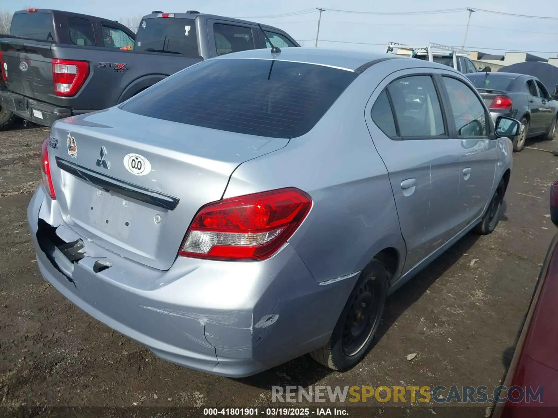 4 Photograph of a damaged car ML32F3FJ4LHF07990 MITSUBISHI MIRAGE G4 2020