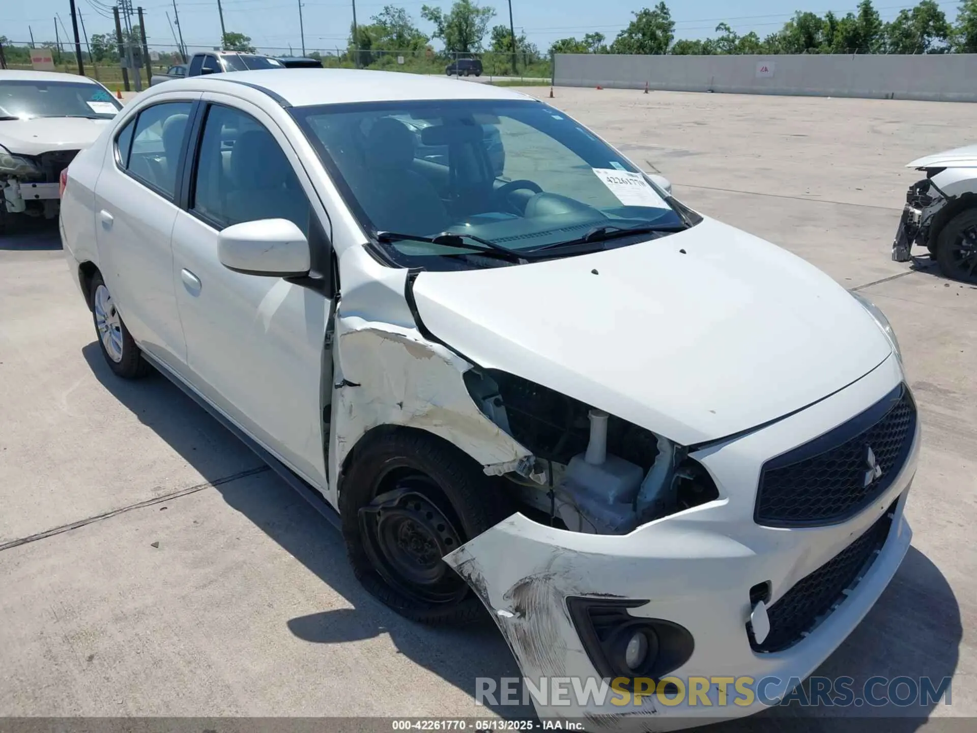 6 Photograph of a damaged car ML32F3FJ4LHF09268 MITSUBISHI MIRAGE G4 2020