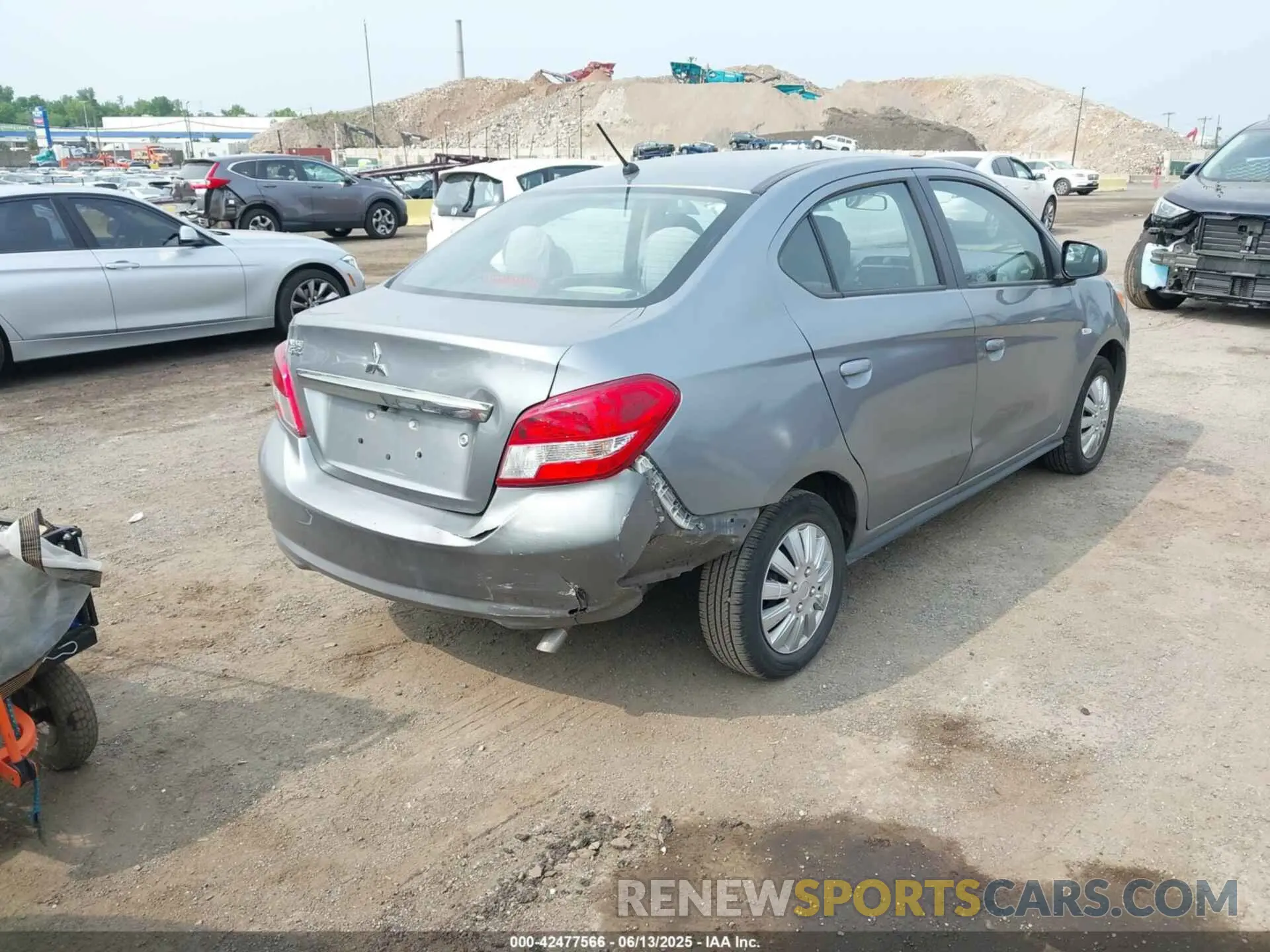 6 Photograph of a damaged car ML32F3FJ4LHF13143 MITSUBISHI MIRAGE G4 2020