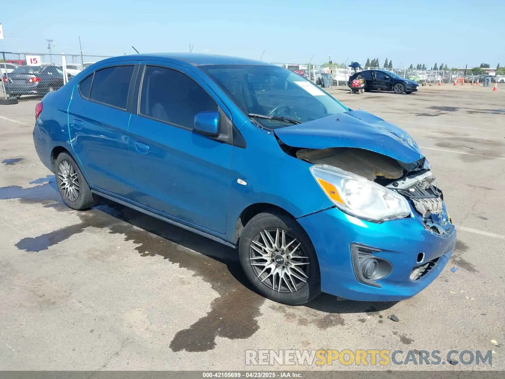 1 Photograph of a damaged car ML32F3FJ5LHF02121 MITSUBISHI MIRAGE G4 2020
