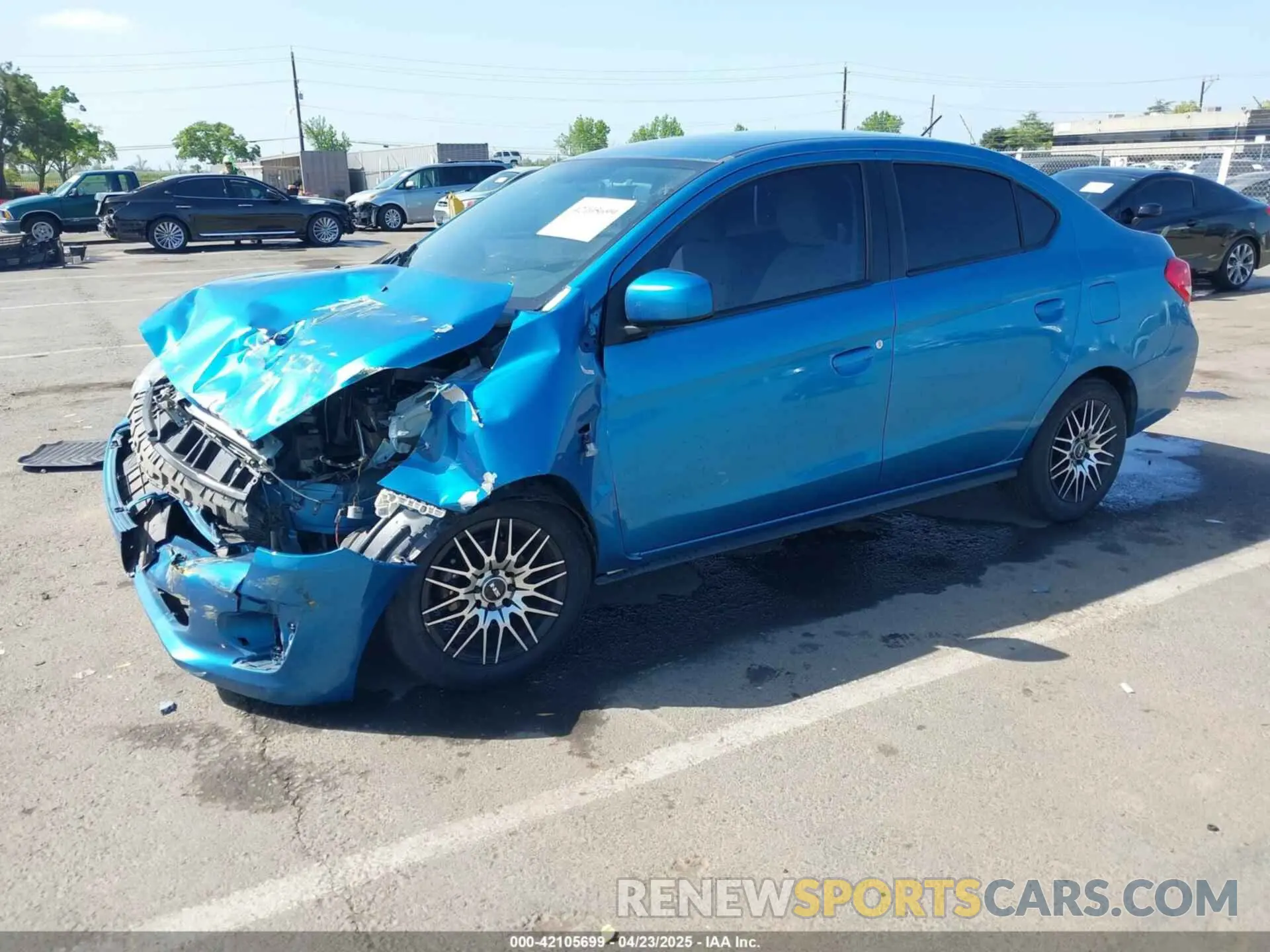 2 Photograph of a damaged car ML32F3FJ5LHF02121 MITSUBISHI MIRAGE G4 2020