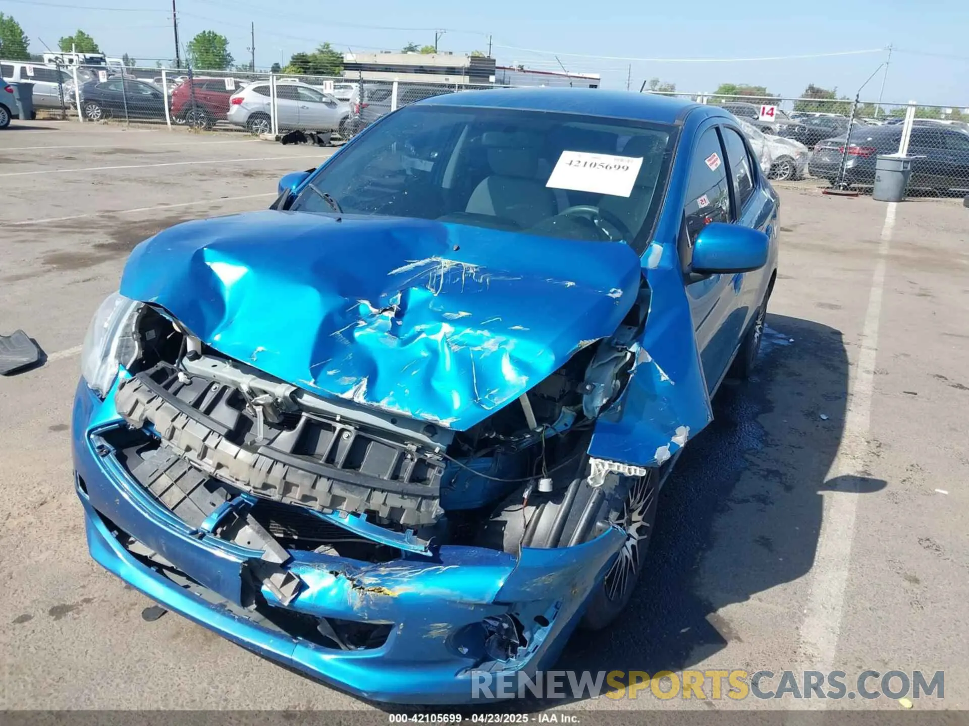 6 Photograph of a damaged car ML32F3FJ5LHF02121 MITSUBISHI MIRAGE G4 2020