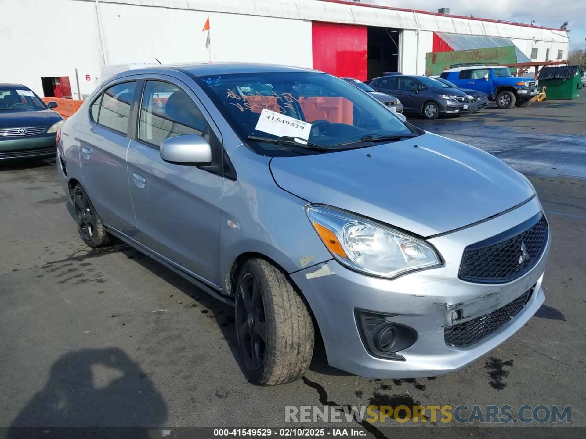 1 Photograph of a damaged car ML32F3FJ5LHF03267 MITSUBISHI MIRAGE G4 2020